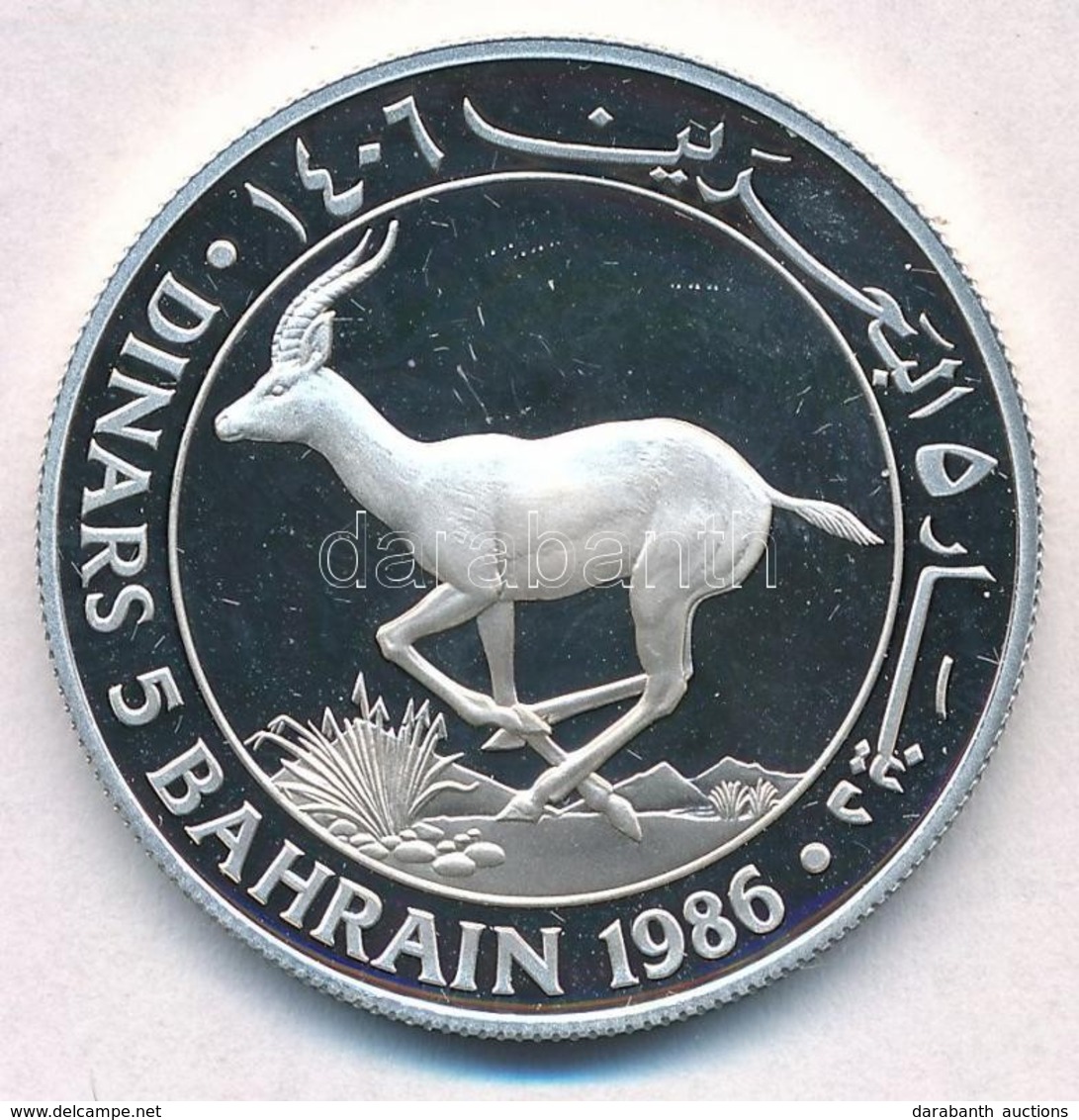 Bahrein 1986. 5D Ag 'Gazella' T:PP Felületi Karc
Bahrain 1986. 5 Dinars Ag 'Gazelle' C:PP Slightly Scratched
Krause KM#1 - Zonder Classificatie