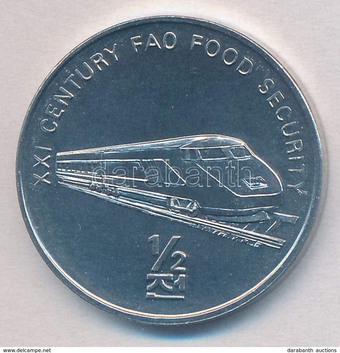 Észak-Korea 2002. 1/2c Al 'FAO / Modern Vonat' T:1
North Korea 2002. 1/2 Chon Al 'FAO / Modern Train' C:UNC
Krause KM#19 - Unclassified