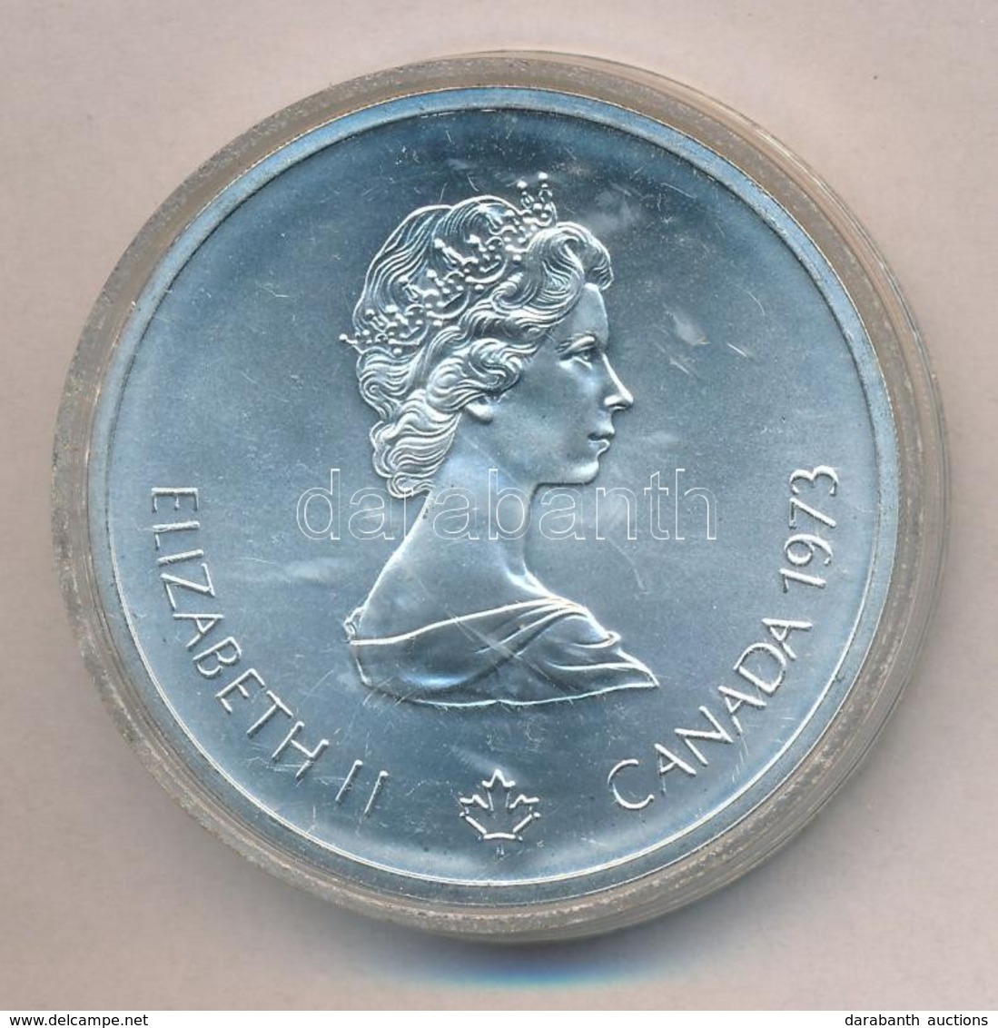 Kanada 1973. 10$ Ag 'Montreali Olimpia - Világtérkép' T:1 
Canada 1973. 10 Dollars Ag 'Montreal Olympics - World Map' C: - Non Classés
