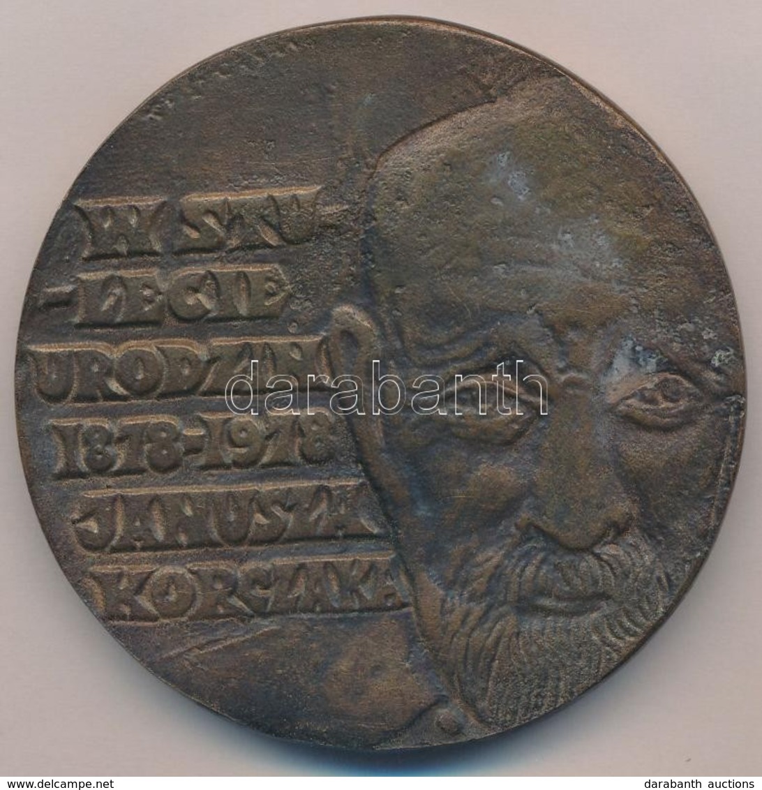 Lengyelország ~1978. 'Janusz Korczak' Br Emlékérem (75mm) T:2
Poland ~1978. 'Janusz Korczak' Br Commemorative Medal (75m - Zonder Classificatie