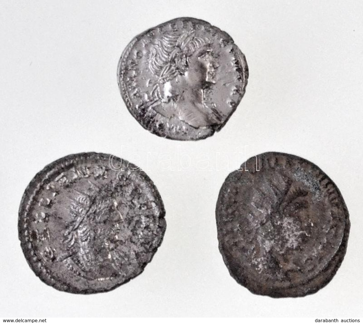 Római Birodalom / Róma / Traianus 103-111. Denár Ag (3g) + Antiokheia / Gallienus 253-268. Antoninianus Ag (3,6g) +  II. - Non Classés