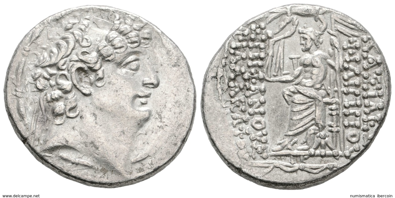 5 FILIPO I PHILADELPHOS. Tetradracma. 92-83 A.C. Reino Seleucida. A/ Busto Con Diadema De Filipo Philadelphos A Derecha. - Autres & Non Classés