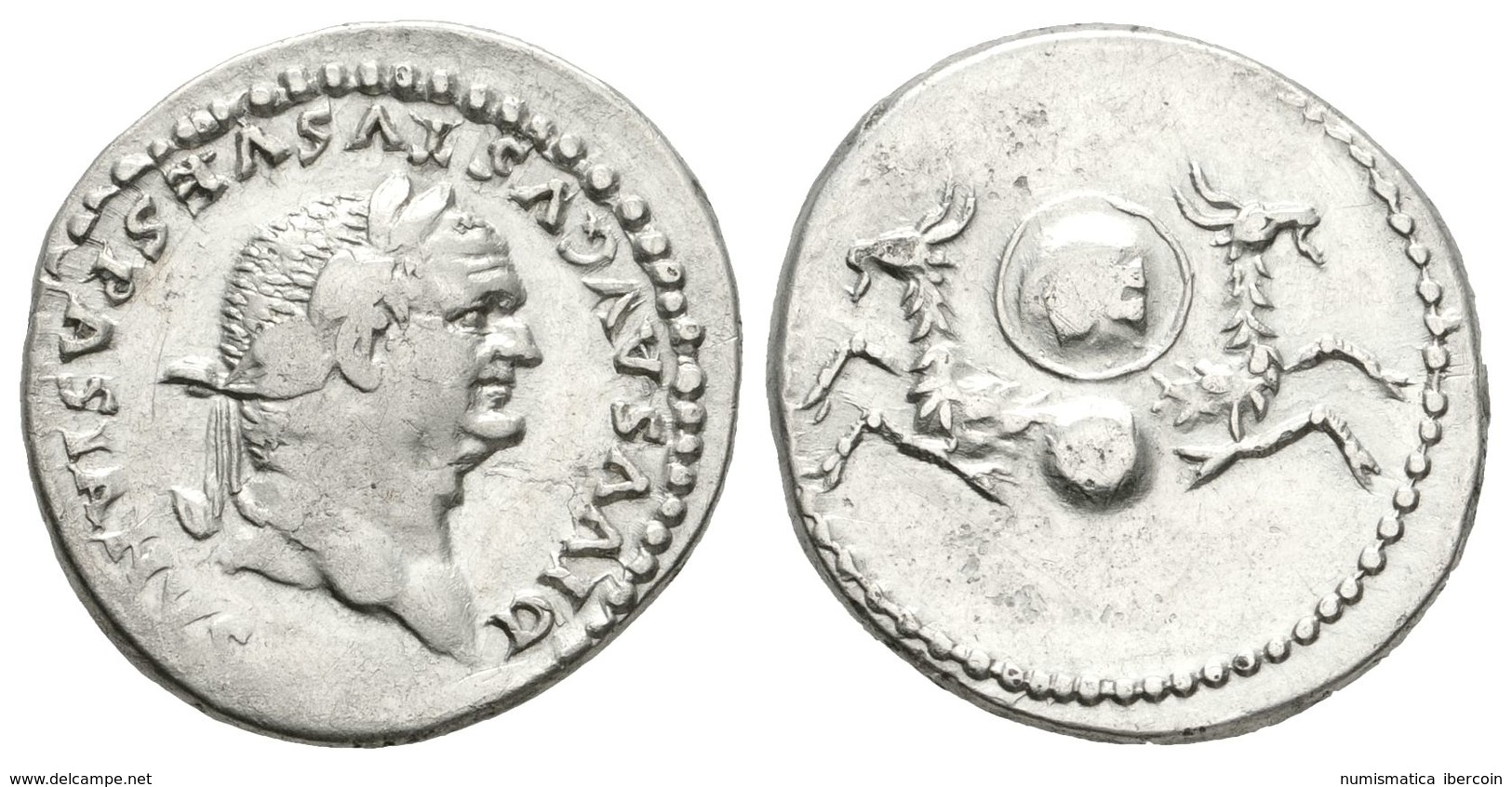 242 VESPASIANO (Acuñado En Tiempos De Tito). Denario. 80-81 A.C. Roma. A/ Busto Laureado A Derecha. DIVVS AVGVSTVS VESPA - Röm. Republik (-280 / -27)