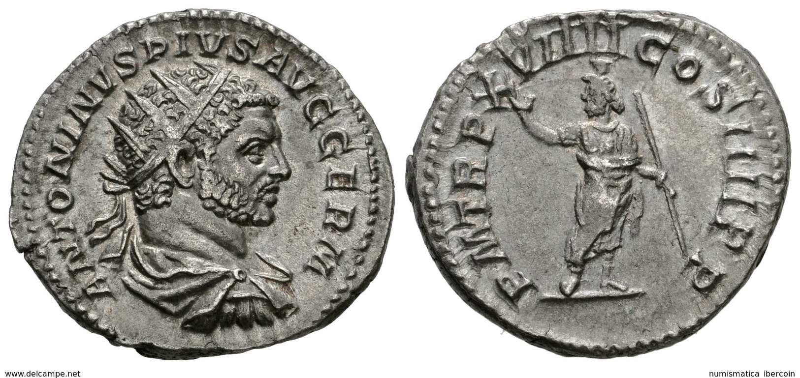 276 CARACALLA. Antoniniano. 216 D.C. Roma. A/ Busto Radiado Y Drapeado Con Coraza A Derecha. ANTONINVS PIVS AVG GERM. R/ - Röm. Republik (-280 / -27)