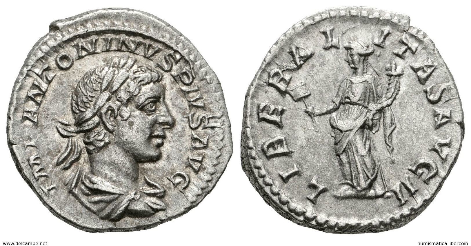 278 HELIOGABALO. Denario. 218-222 D.C. Roma. A/ Busto Laureado Y Drapeado Con Coraza A Derecha. IMP ANTONINVS PIVS AVG.  - Republiek (280 BC Tot 27 BC)