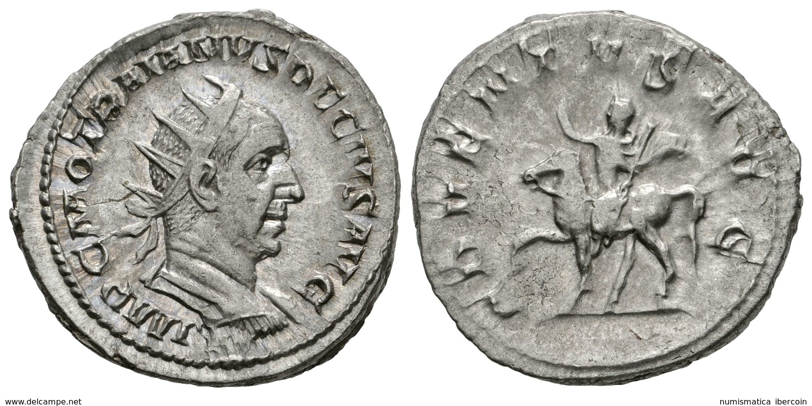 299 TRAJANO DECIO. Antoniniano. 249-251 D.C. Roma. A/ Busto Radiado Y Drapeado Con Coraza A Derecha. IMP C M Q TRAIANVS  - Republic (280 BC To 27 BC)