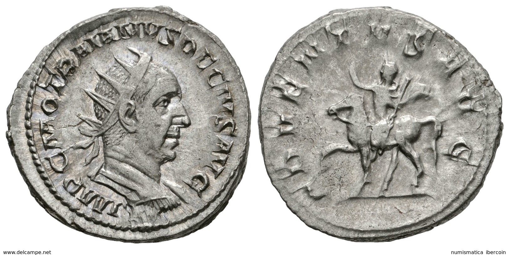 299 TRAJANO DECIO. Antoniniano. 249-251 D.C. Roma. A/ Busto Radiado Y Drapeado Con Coraza A Derecha. IMP C M Q TRAIANVS  - Röm. Republik (-280 / -27)