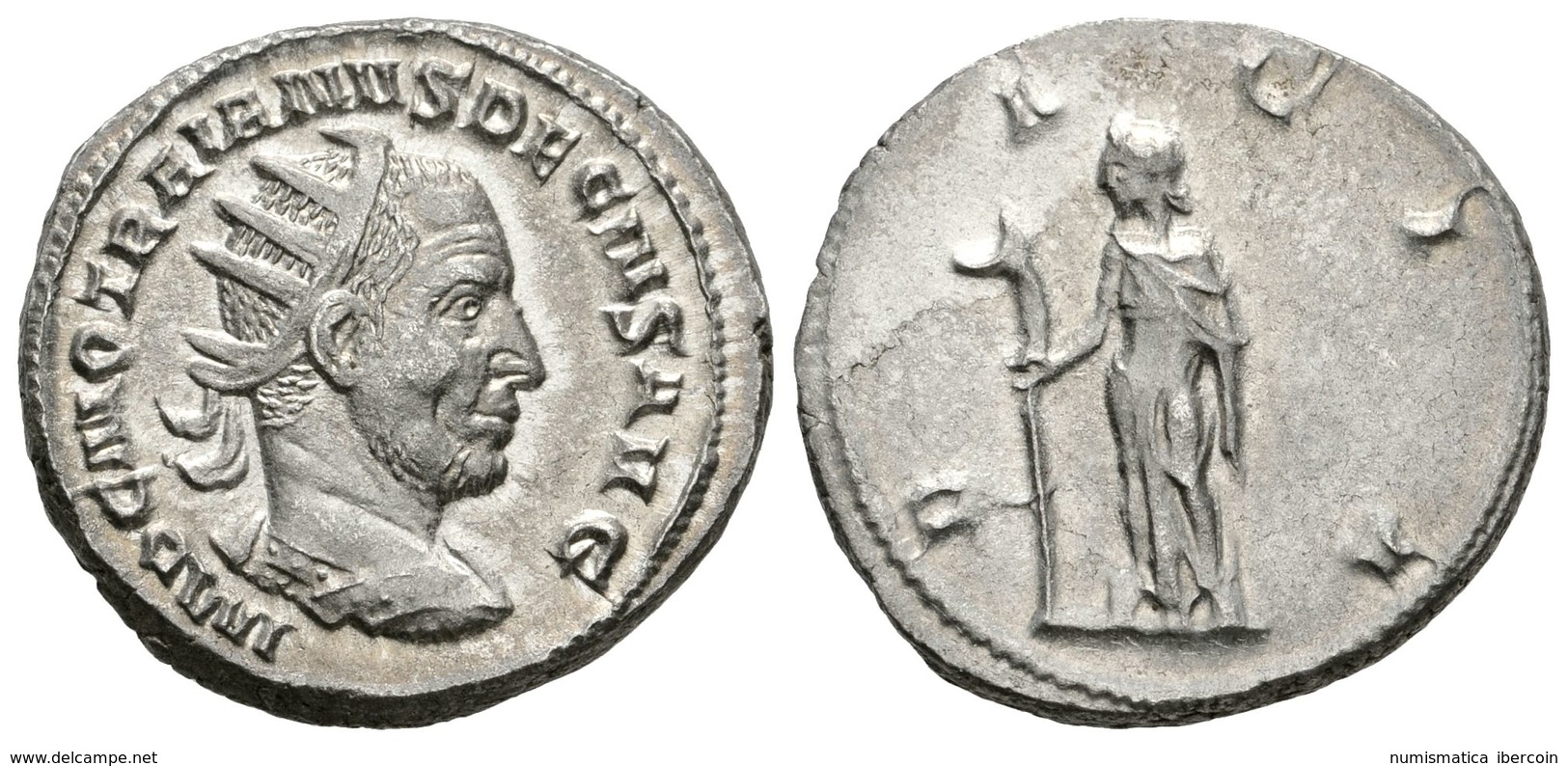 300 TRAJANO DECIO. Antoniniano. 249-251 D.C. Roma. A/ Busto Radiado Y Drapeado Con Coraza A Derecha. IMP C M Q TRAIANVS  - Repubblica (-280 / -27)