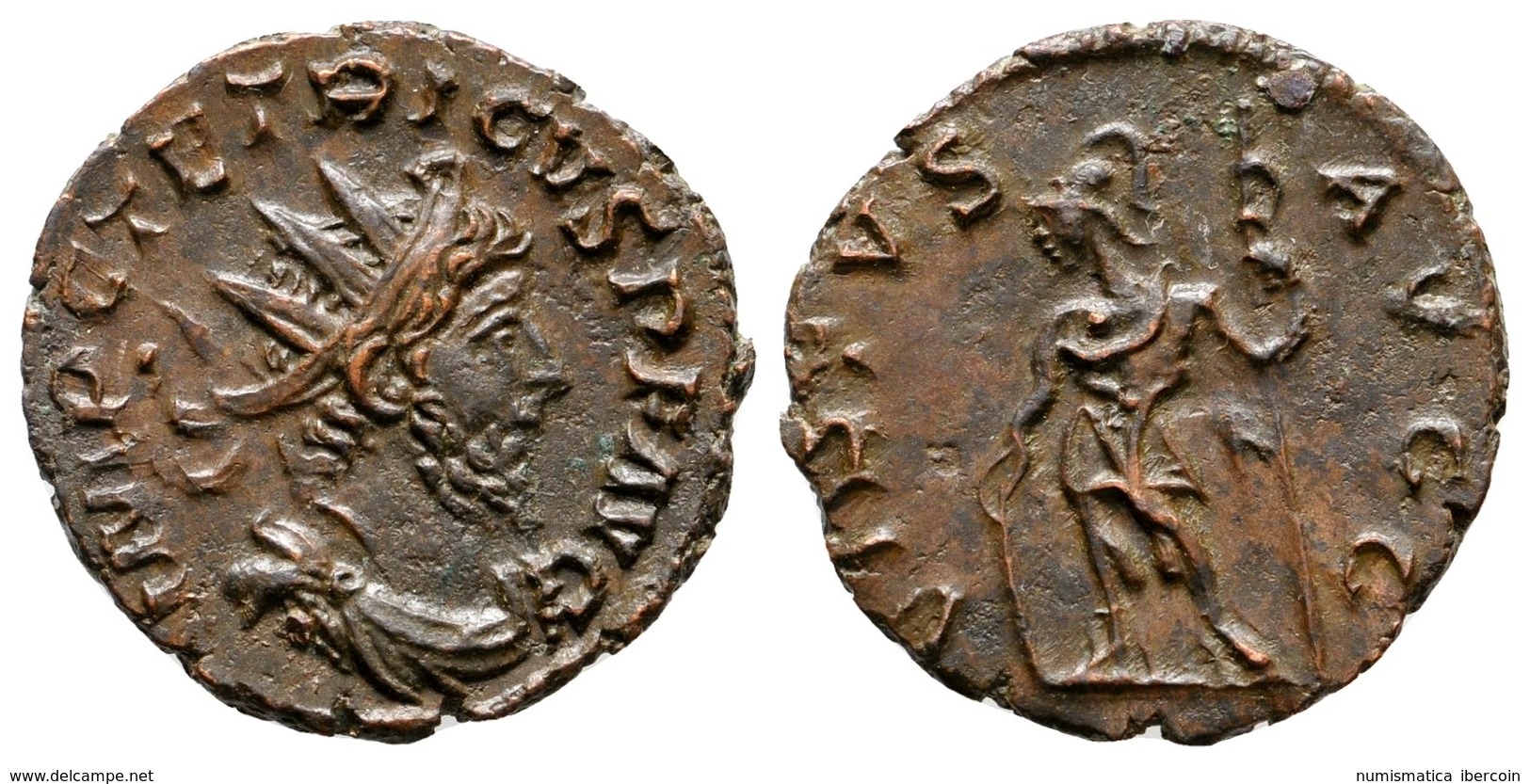 313 TETRICO. Antoniniano. 272-273 D.C. Treveri. A/ Busto Radiado Y Drapeado Con Coraza A Derecha. IMP C TETRICVS P F AVG - Republiek (280 BC Tot 27 BC)