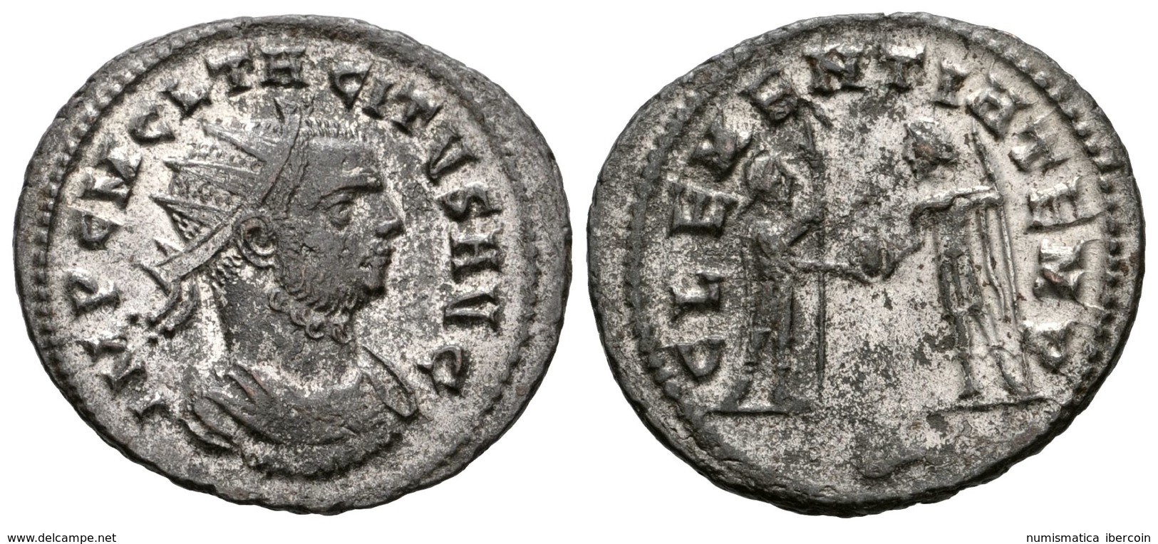 319 TACITO. Antoniniano. 275-276 D.C. Ticinum. A/ Busto Radiado Y Con Coraza A Derecha. IMP C M CL TACITVS AVG. R/ Emper - Republiek (280 BC Tot 27 BC)