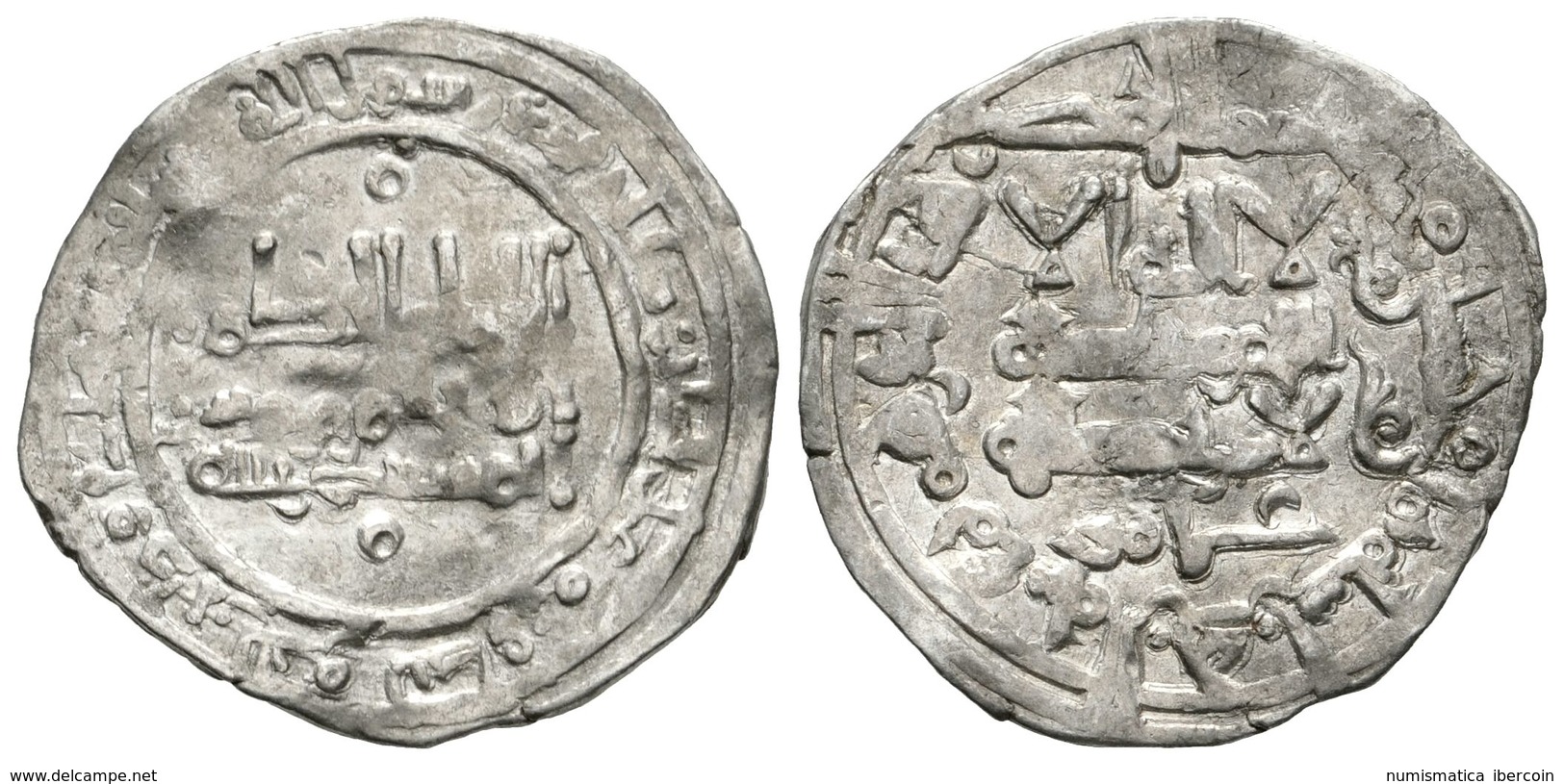 370 CALIFATO DE CORDOBA. Al-Hakam II. Dirham. 358H. Madinat Al-Zahra. V-459. Ar. 2,34g. MBC-. - Altri & Non Classificati