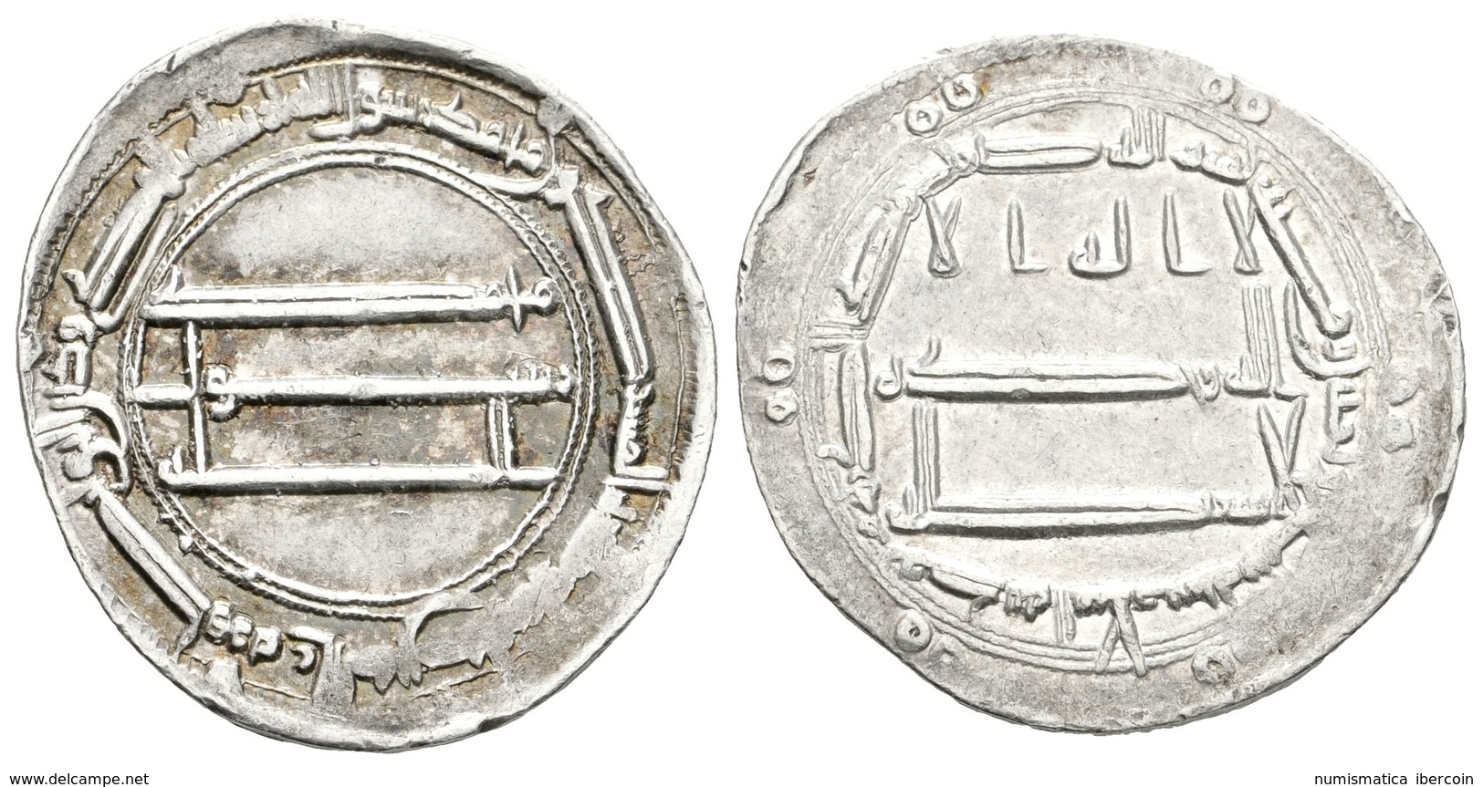 402 ABBASIDAS. Harún Al-Rashid. Dirham. 187H. Madinat Al-Salam. Album 219. Ar. 2,97g. EBC. - Altri & Non Classificati