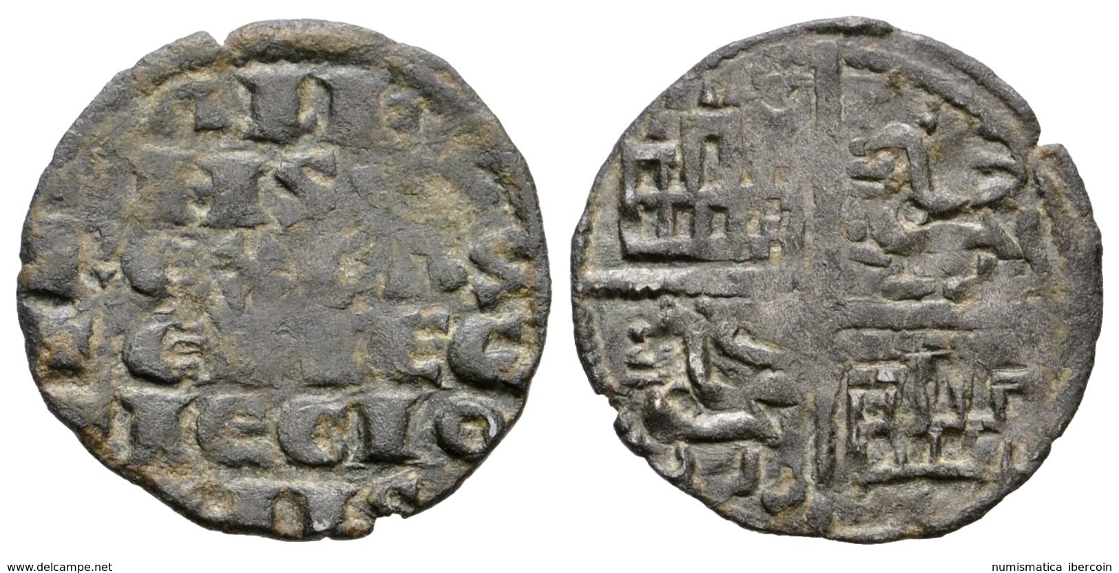 411 ALFONSO X. Dinero. (1252-1284). Marca Creciente. AB 238. Ve. 0,86g. MBC+. - Otros & Sin Clasificación