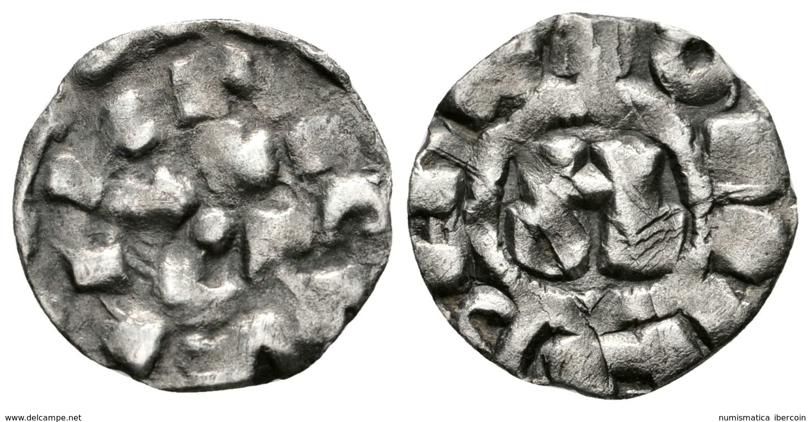 850 ESTADOS ITALIANOS. Conrado II De Franconia. Dinero. (1026-1039). Lucca. Mir 105. Ar. 0,88g. MBC. - Sonstige & Ohne Zuordnung