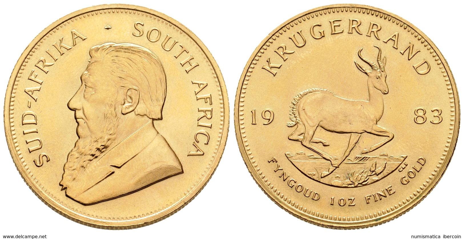 875 SUDAFRICA. Krugerrand. 1983. Km#73. Au. 33,98g. SC. - Altri & Non Classificati