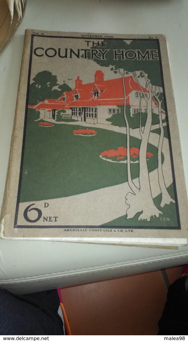 THE  COUNTRY  HOME  NOVEMBER  1904 ,,,,, Beaucoup De Documents,,,,, Tres Jolie  Revue - Autres & Non Classés