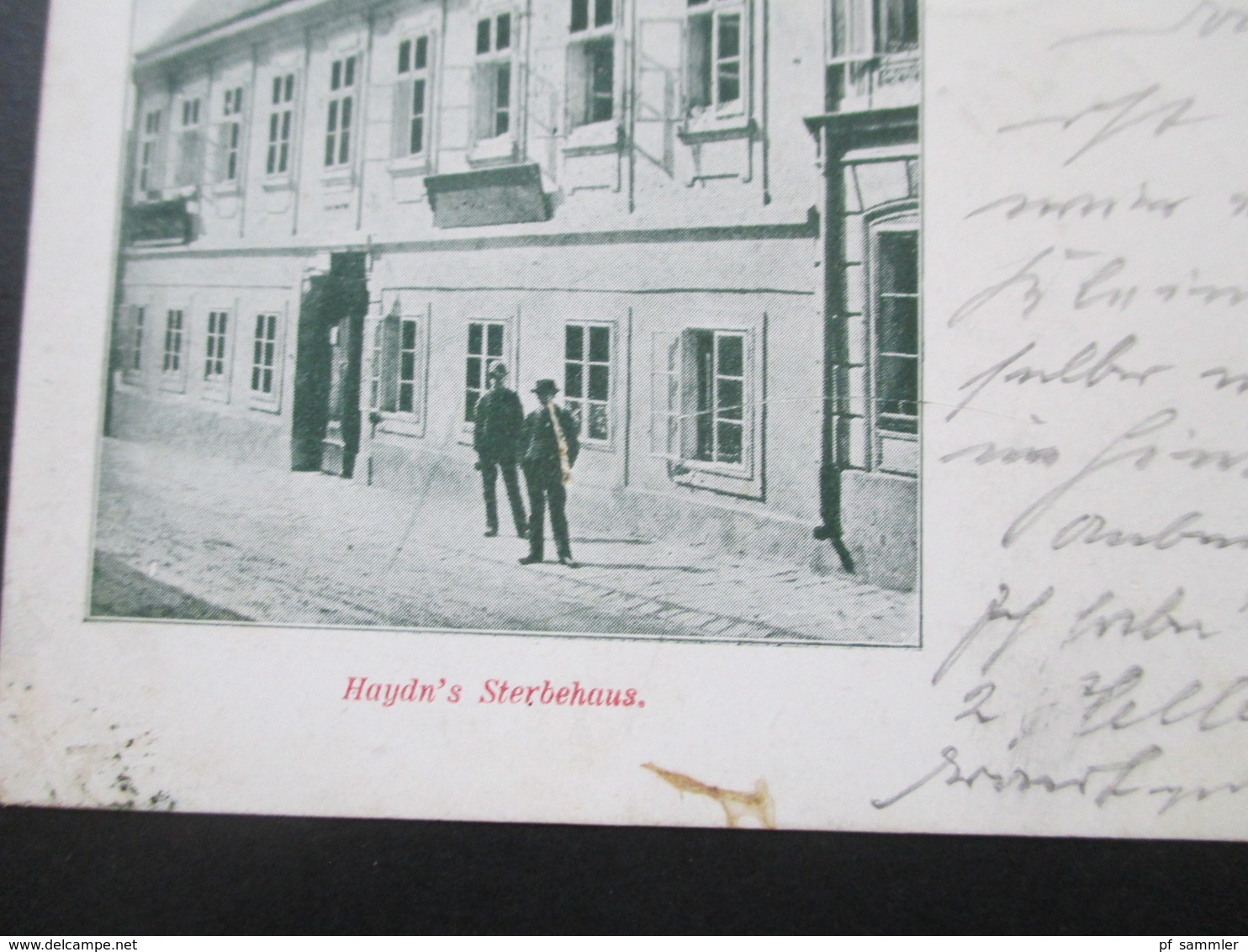 AK Österreich Wien 1906 Haydn's Sterbehaus. Haydn - Haus - Verein. Zur Erinnerung An Den 31. Mai 1899 - Sänger Und Musikanten