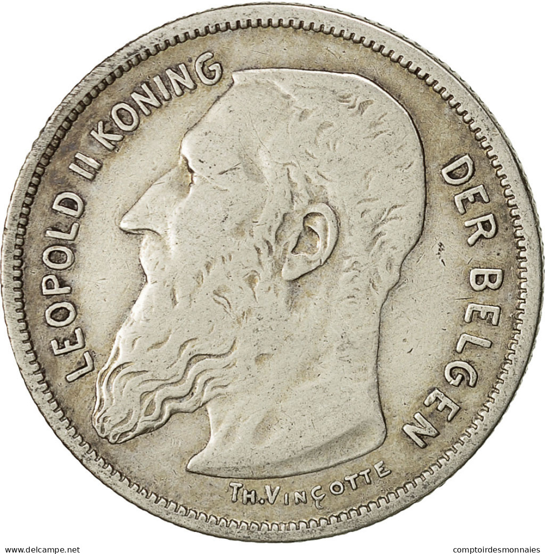 Monnaie, Belgique, 2 Francs, 2 Frank, 1904, TTB, Argent, KM:59 - 2 Francs