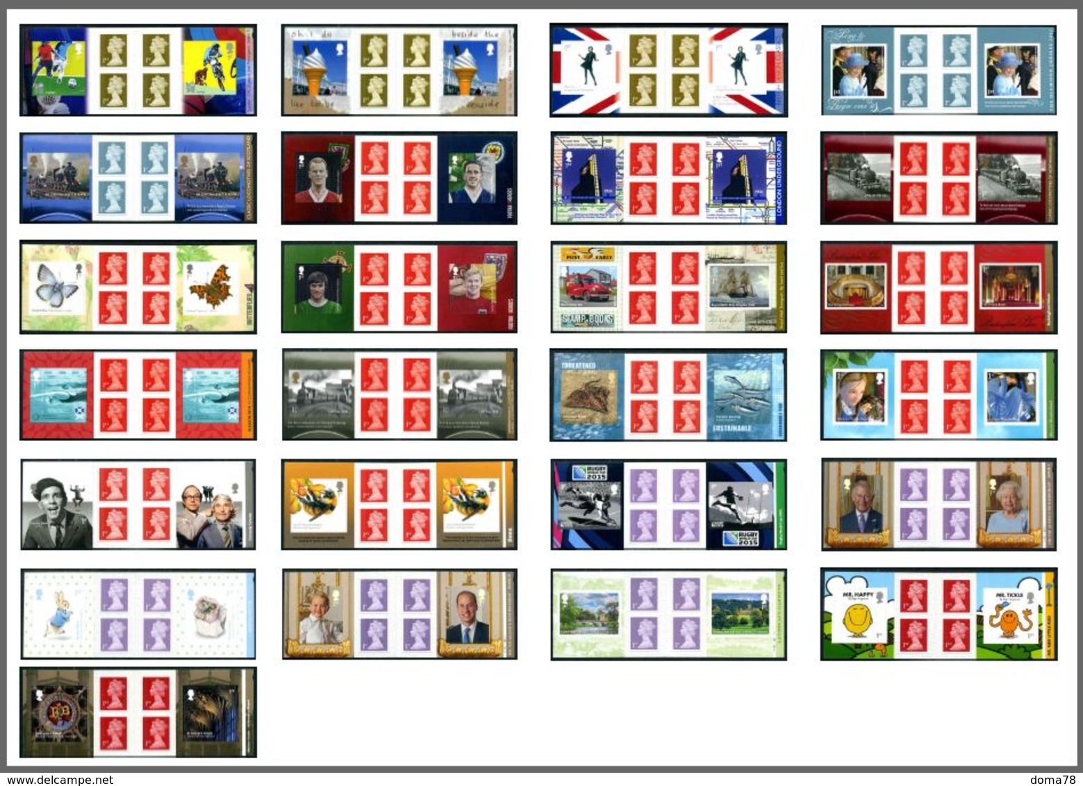 53 Carnets Mixtes De Grande-Bretagne (2001-2016) - Carnets