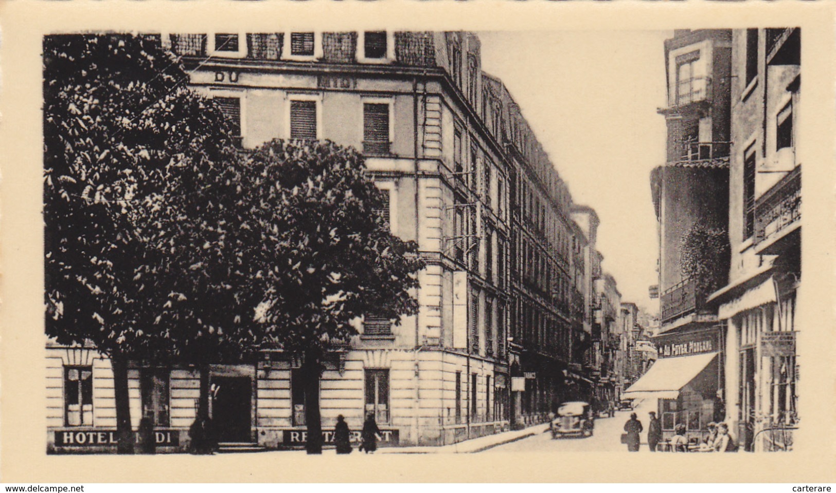 PHOTO ANCIENNE,ANNONAY,07,ARDECHE,PRES TOURNON SUR RHONE,AU PIED DES MONT DU VIVARAIS - Places