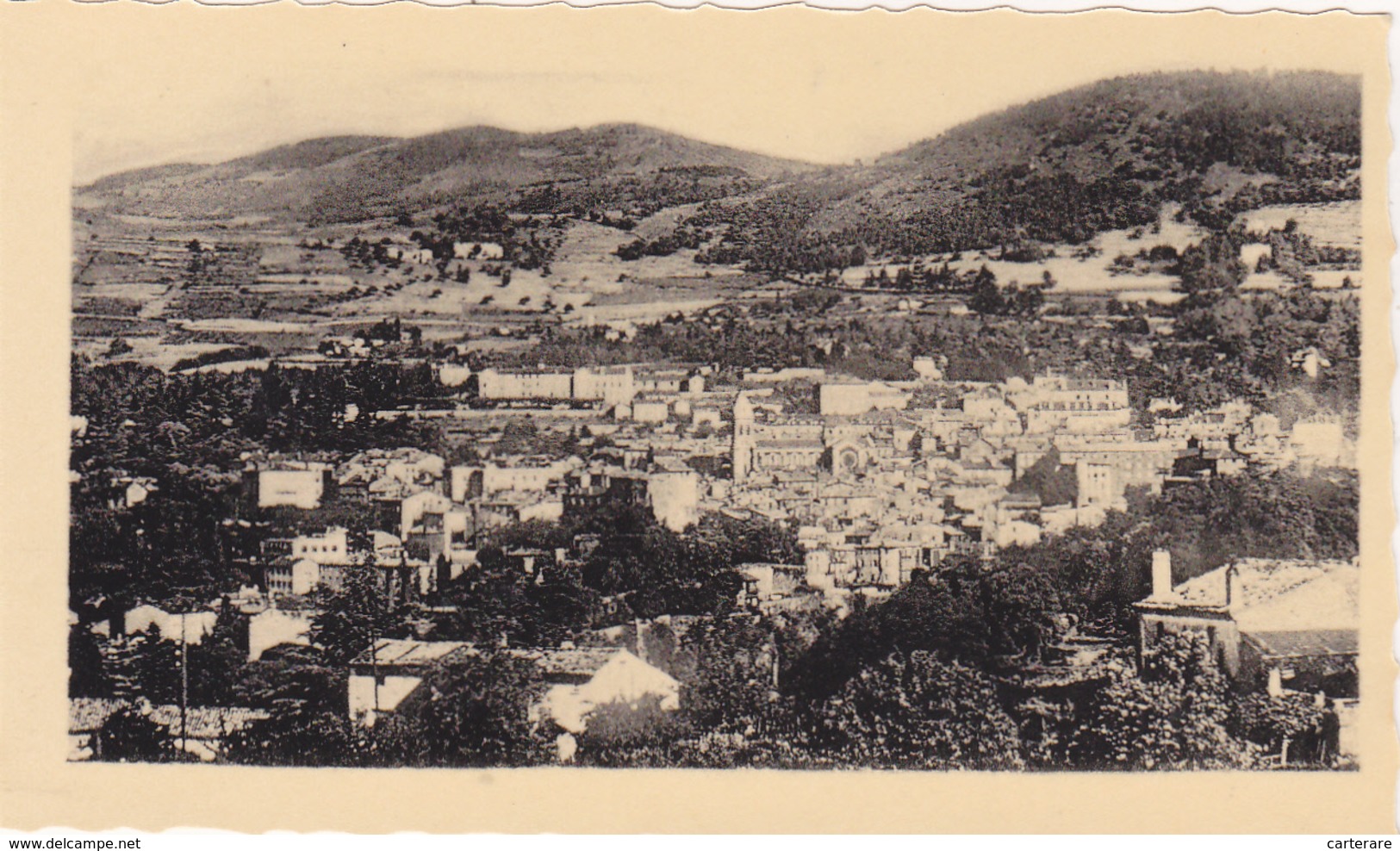 PHOTO ANCIENNE,ANNONAY,07,ARDECHE,PRES TOURNON SUR RHONE,AU PIED DES MONT DU VIVARAIS - Places