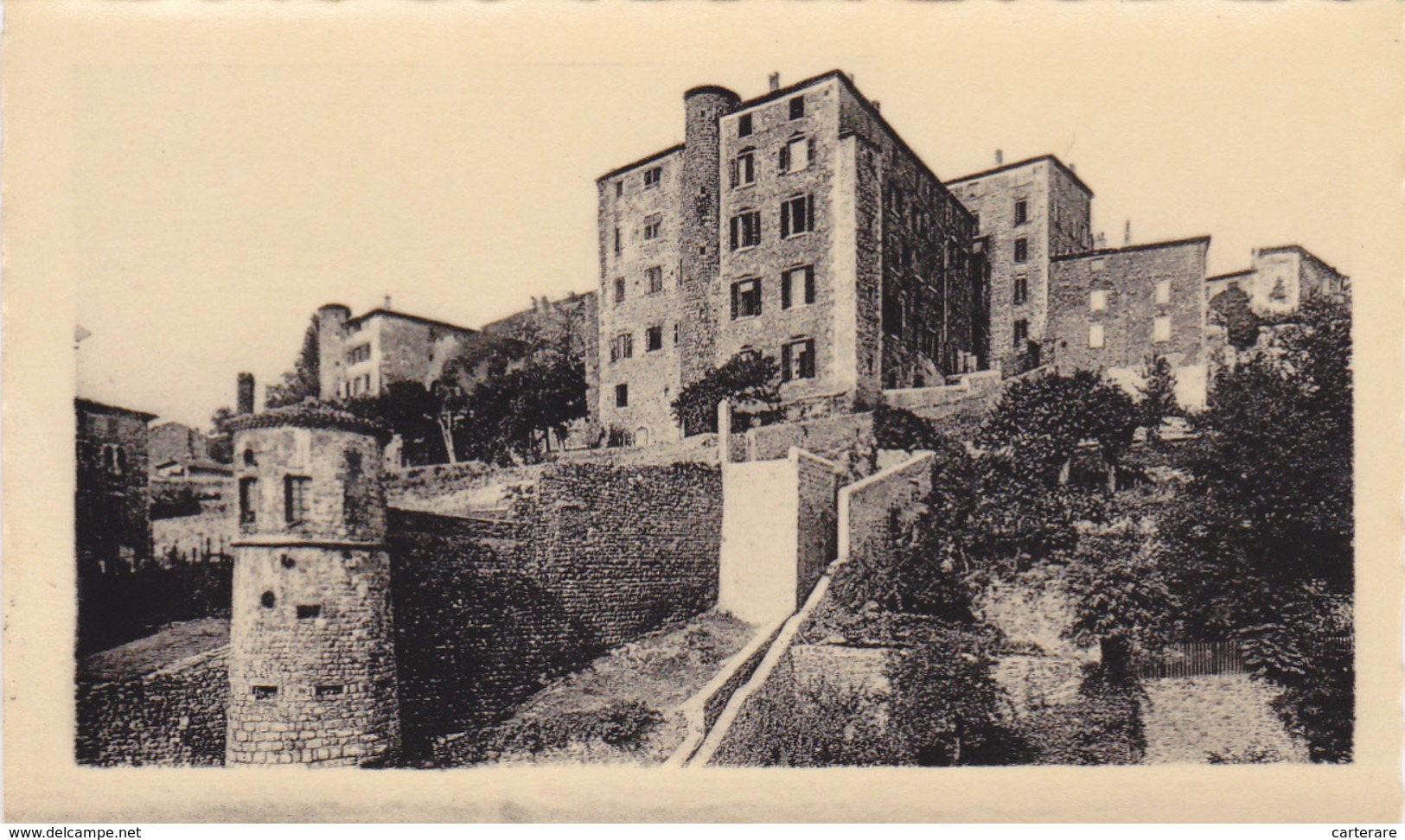 PHOTO ANCIENNE,ANNONAY,07,ARDECHE,PRES TOURNON SUR RHONE,AU PIED DES MONT DU VIVARAIS - Places