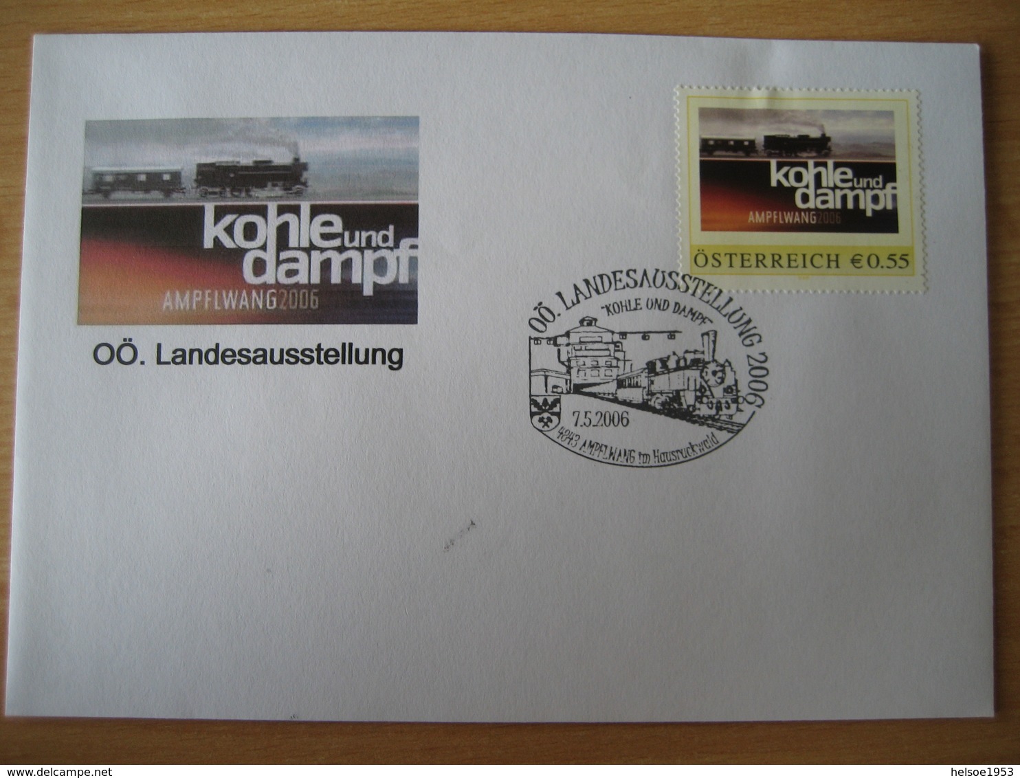 Österreich Pers.BM O.Ö. Landesausstellung 2006 "Kohle Und Dampf" - Personalisierte Briefmarken