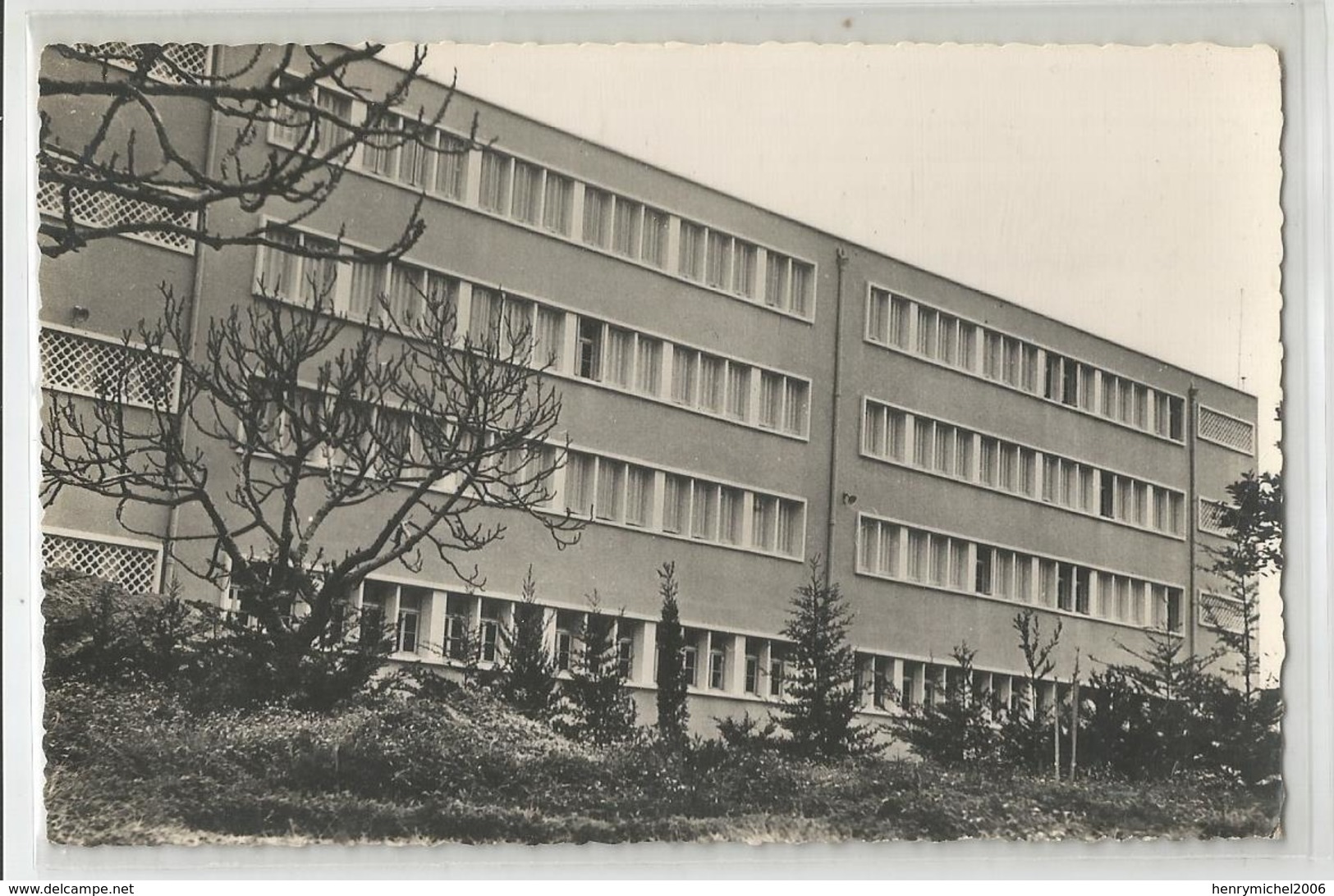 Algérie - Oran école St Augustin Bouisseville Le Nouveau Batiment Façade Nord 1961 Style Carte Photo - Oran