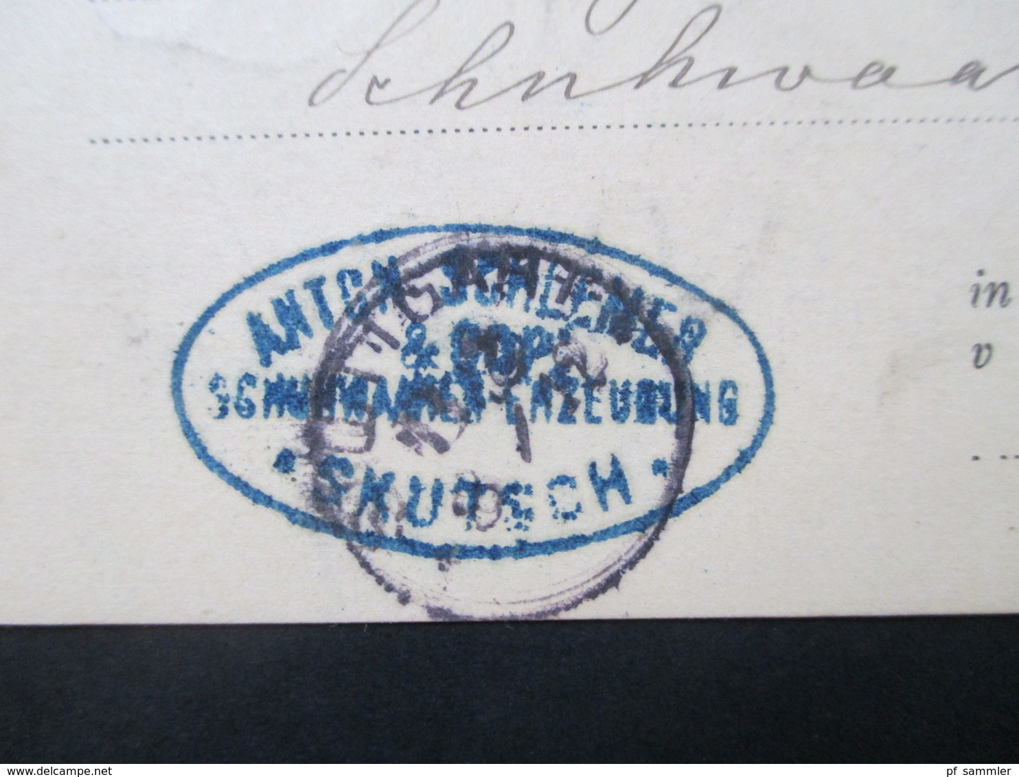 Österreich Ganzsache 1884 ?! Stempel K1 Skuc. Skutsch. Nach Stuttgart - Briefe U. Dokumente