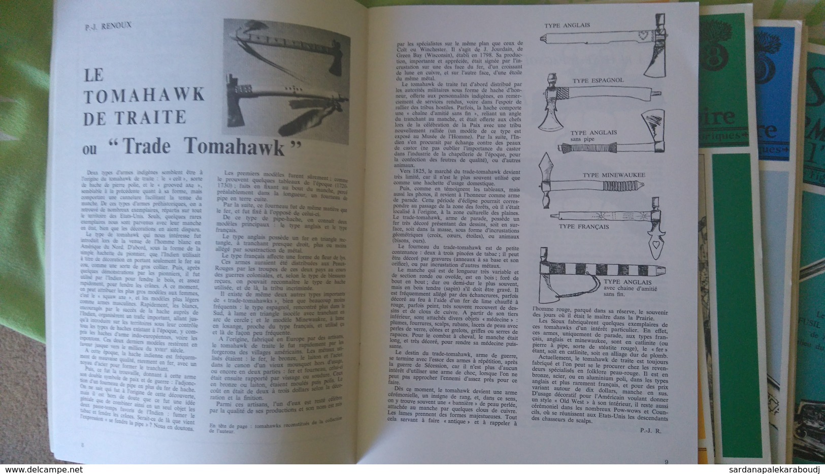 ARMES & UNIFORMES De L'HISTOIRE, Bimestriel N° 6 à 23, De Janvier-février 1972 à Janvier-février 1975 - Weapons