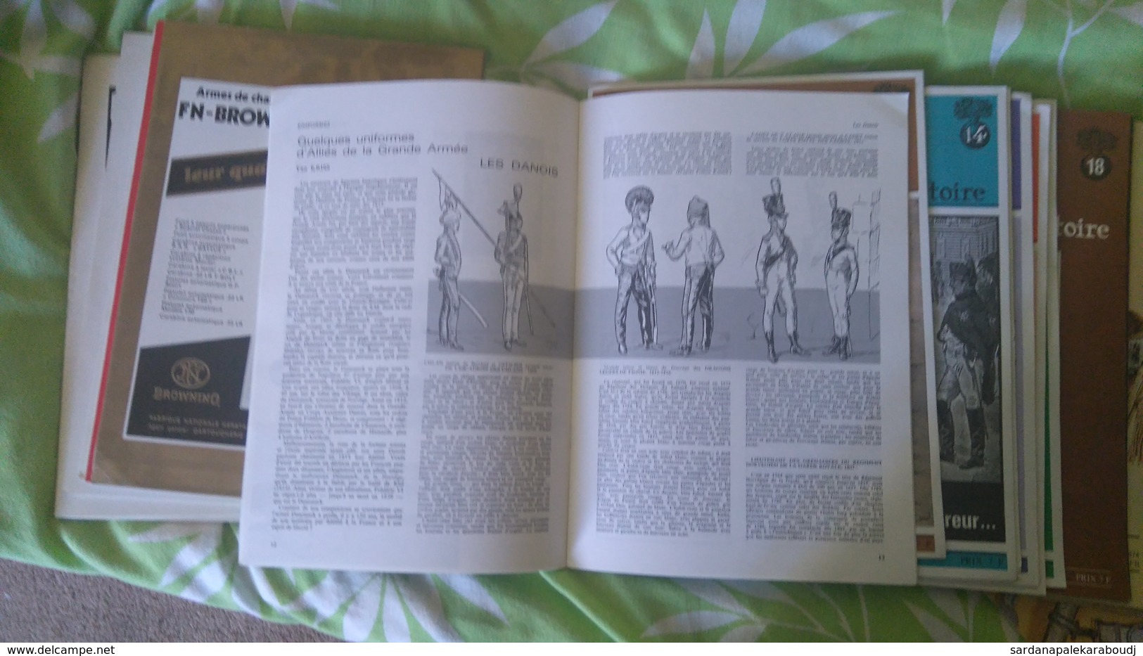 ARMES & UNIFORMES De L'HISTOIRE, Bimestriel N° 6 à 23, De Janvier-février 1972 à Janvier-février 1975 - Wapens