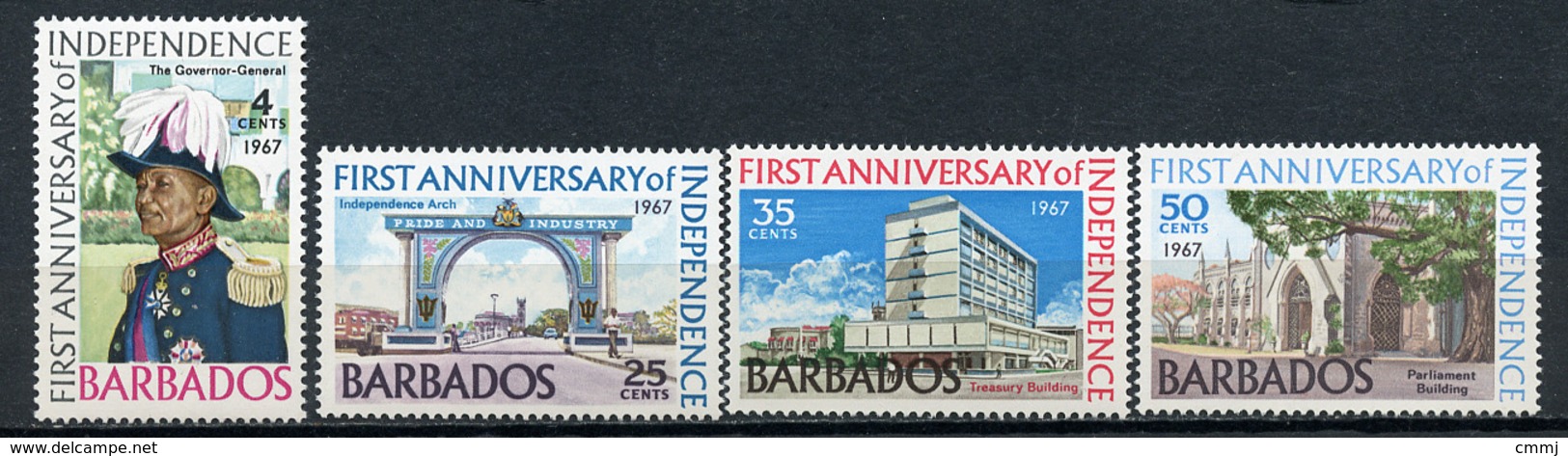 1967 - BARBADOS - Mi. Nr. 266/269 - NH - (CW4755.3) - Barbados (...-1966)