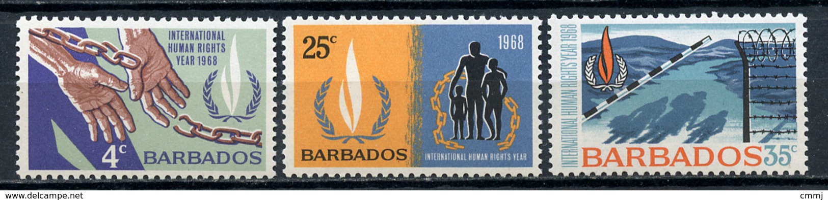 1968 - BARBADOS - Mi. Nr. 277/279 - NH - (CW4755.3) - Barbados (...-1966)
