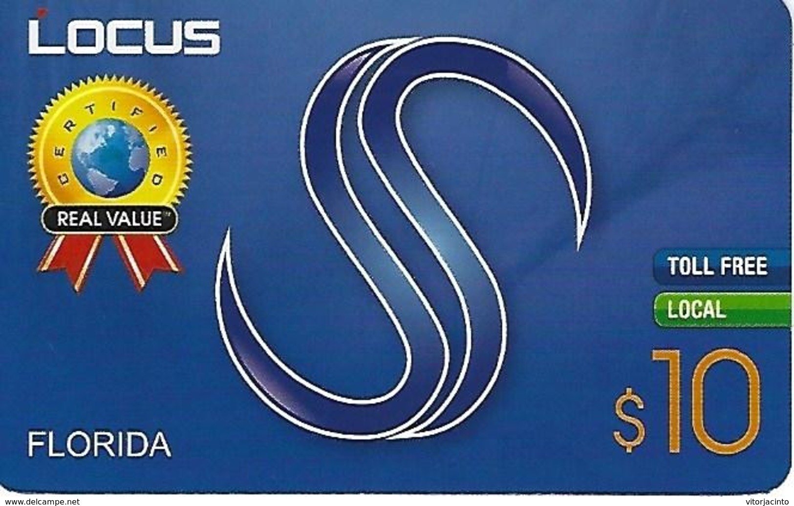 Locus Prepaid Phonecard - Florida (USA) - Autres & Non Classés