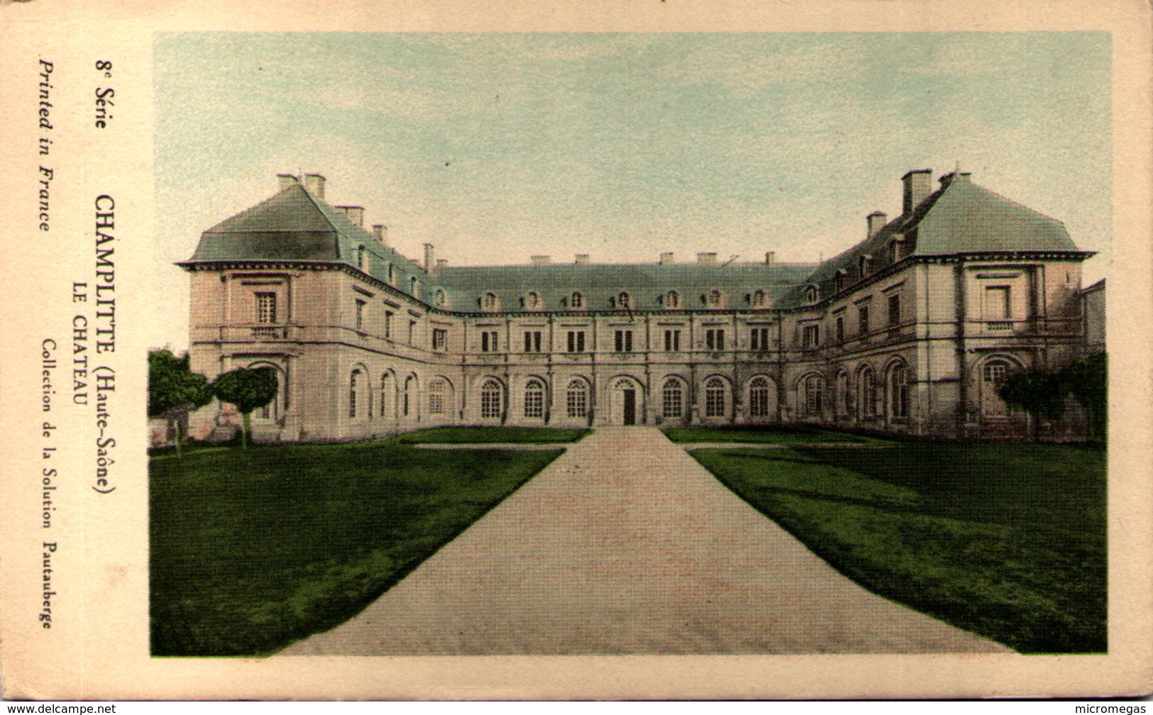 70 - CHAMPLITTE- Le Château - Collection De La Solution Pautauberge - Autres & Non Classés