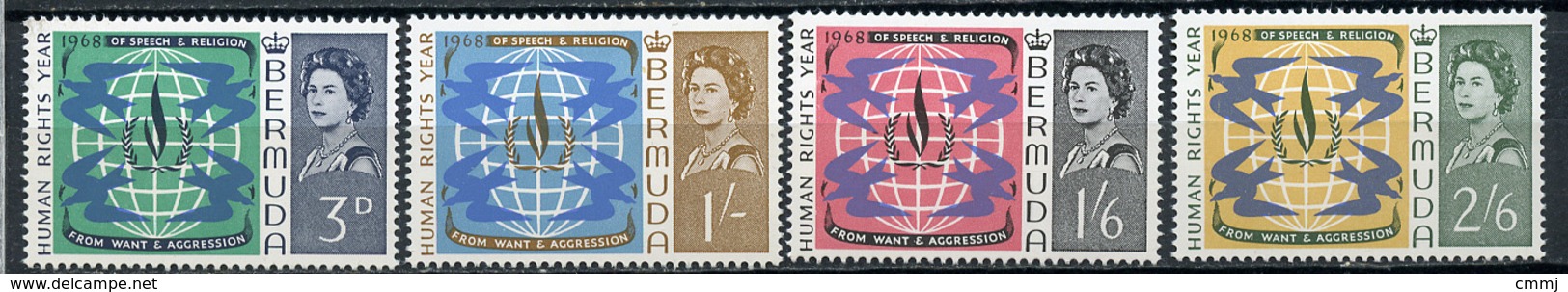 1968 - BERMUDA - Mi. Nr. 207/210 - NH - (CW4755.4) - Bermuda