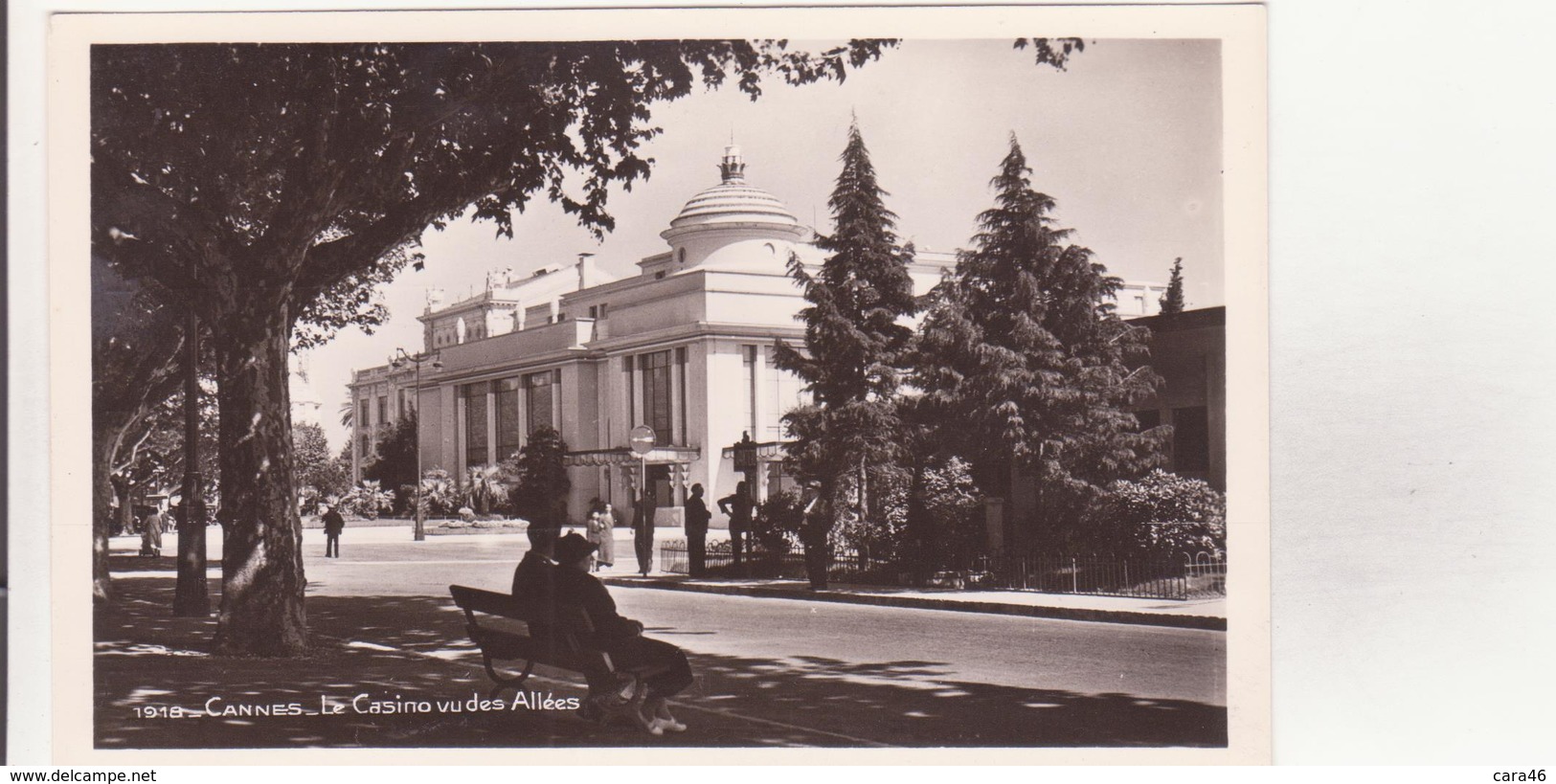 CSM - 1918. CANNES Le Casino Vu Des Allées - Cannes