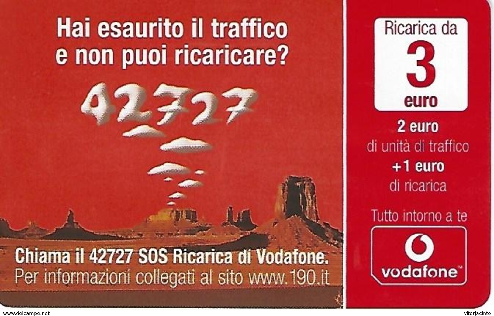 Vodafone Recharge - Italy - [2] Sim Cards, Prepaid & Refills