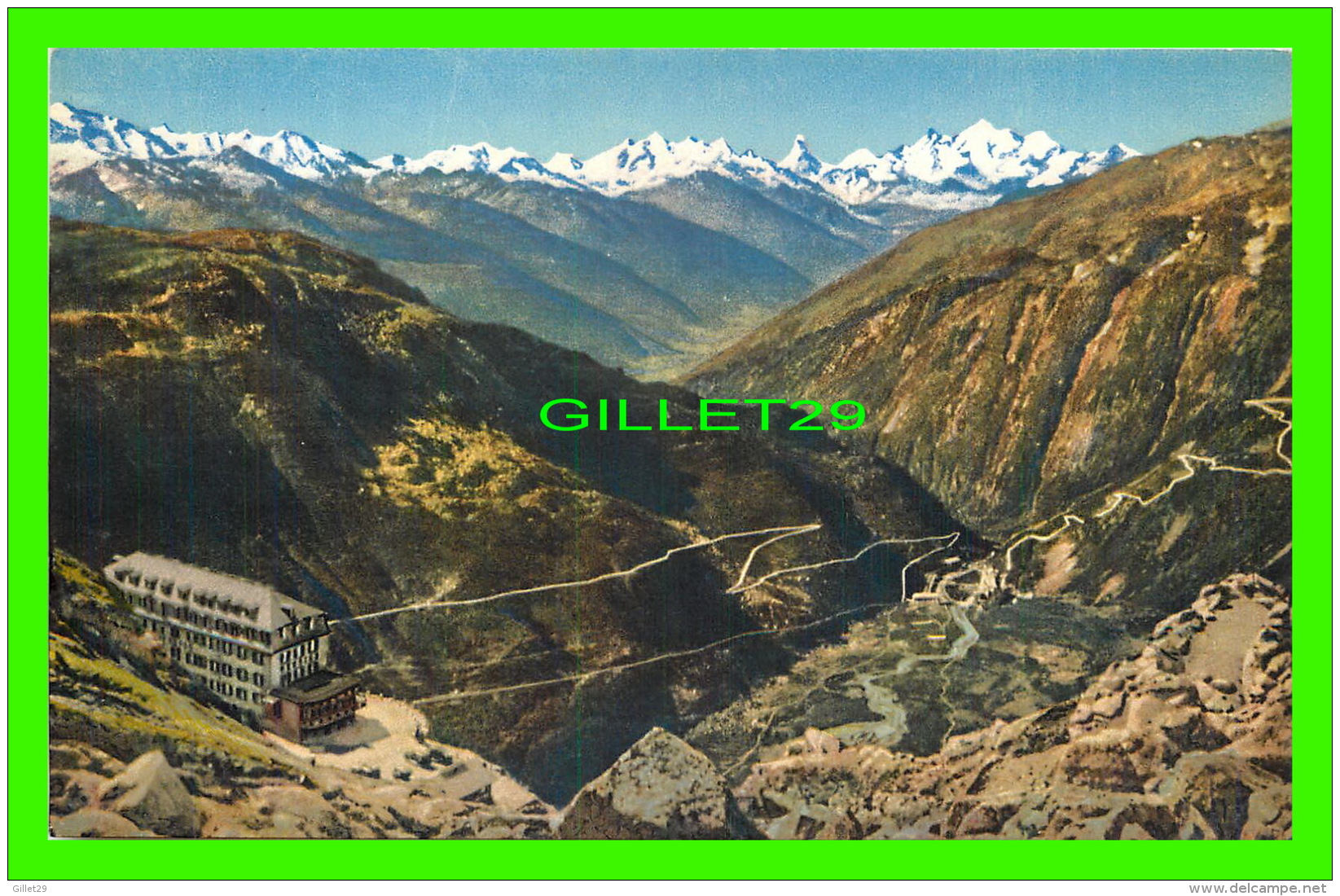 FURKASTRASSE, SUISSE - BLICK VOM RHONEGLETSCHER - PHOTO EDITION, O. SUSSLI-JENNY - - Autres & Non Classés