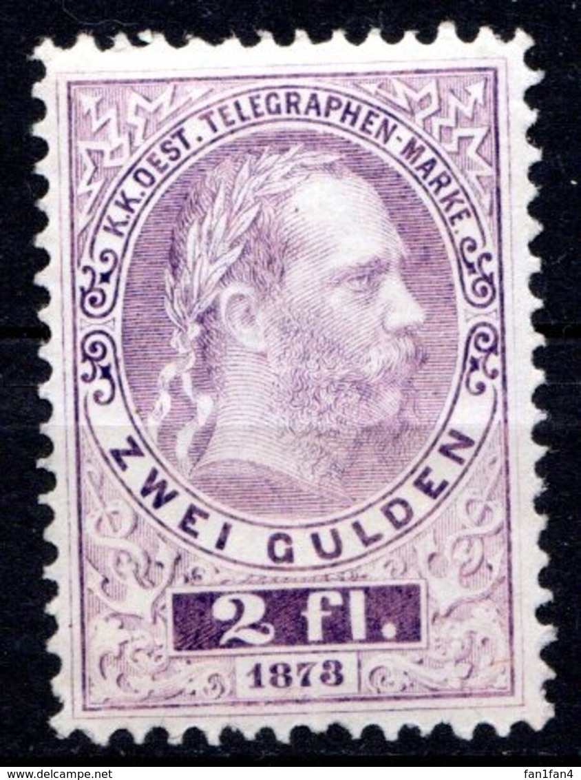 AUTRICHE - (Empire) - 1874-76 - Timbre Télégraphe - N° 16B - 2 Fl.. Violet - (Effigie De François-Joseph 1er) - Télégraphe