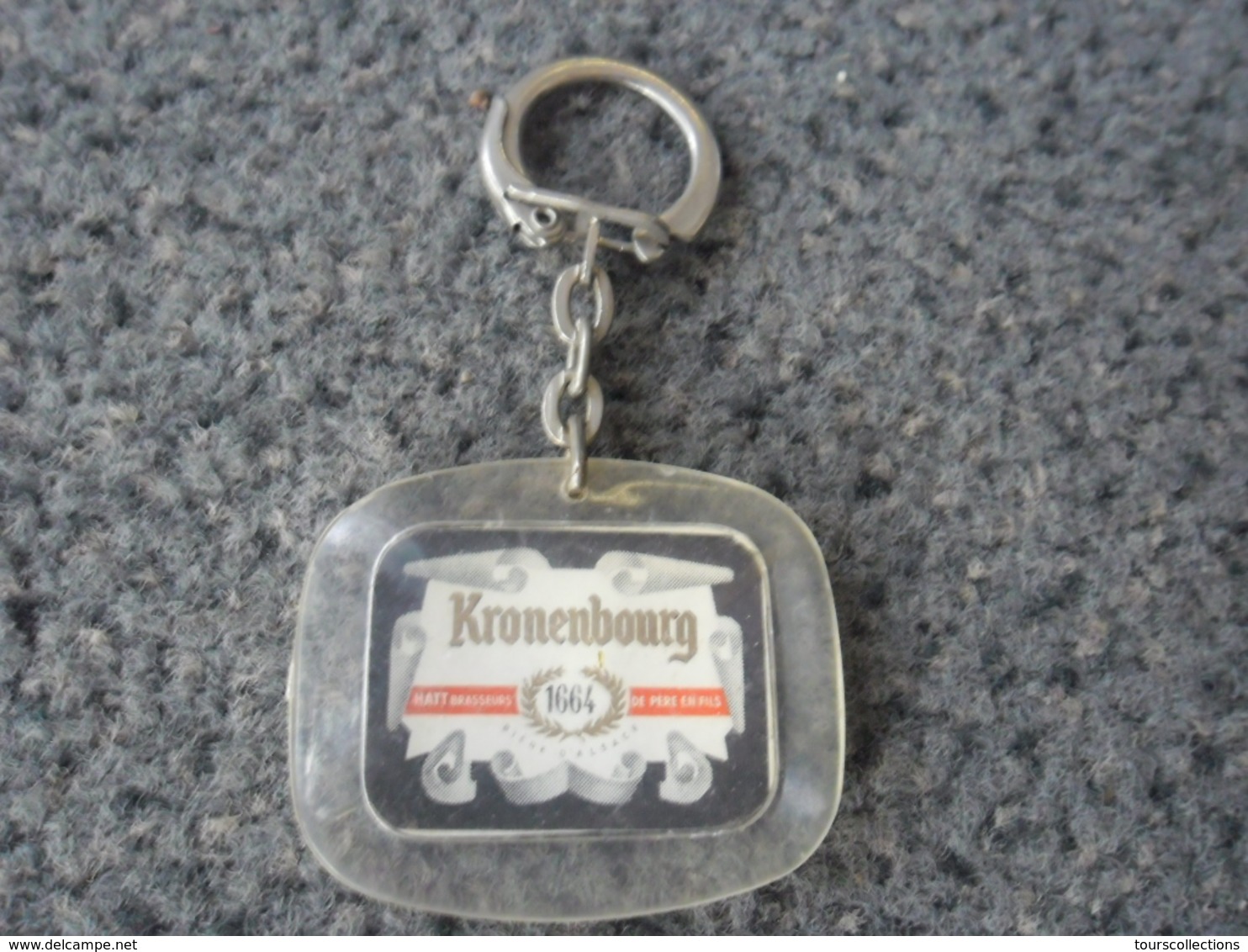 1 PORTE CLEFS BIERE KRONENBOURG 1664 @ Vers 1965 - Porte-clefs