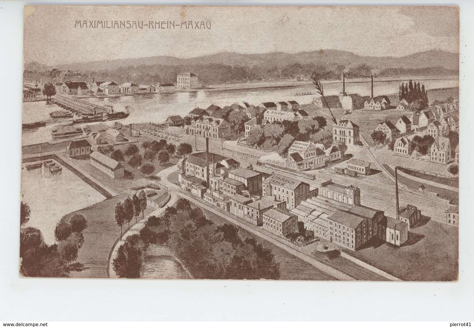 ALLEMAGNE - FRANKENTHAL - Maximiliansau Rhein Maxau - Frankenthal