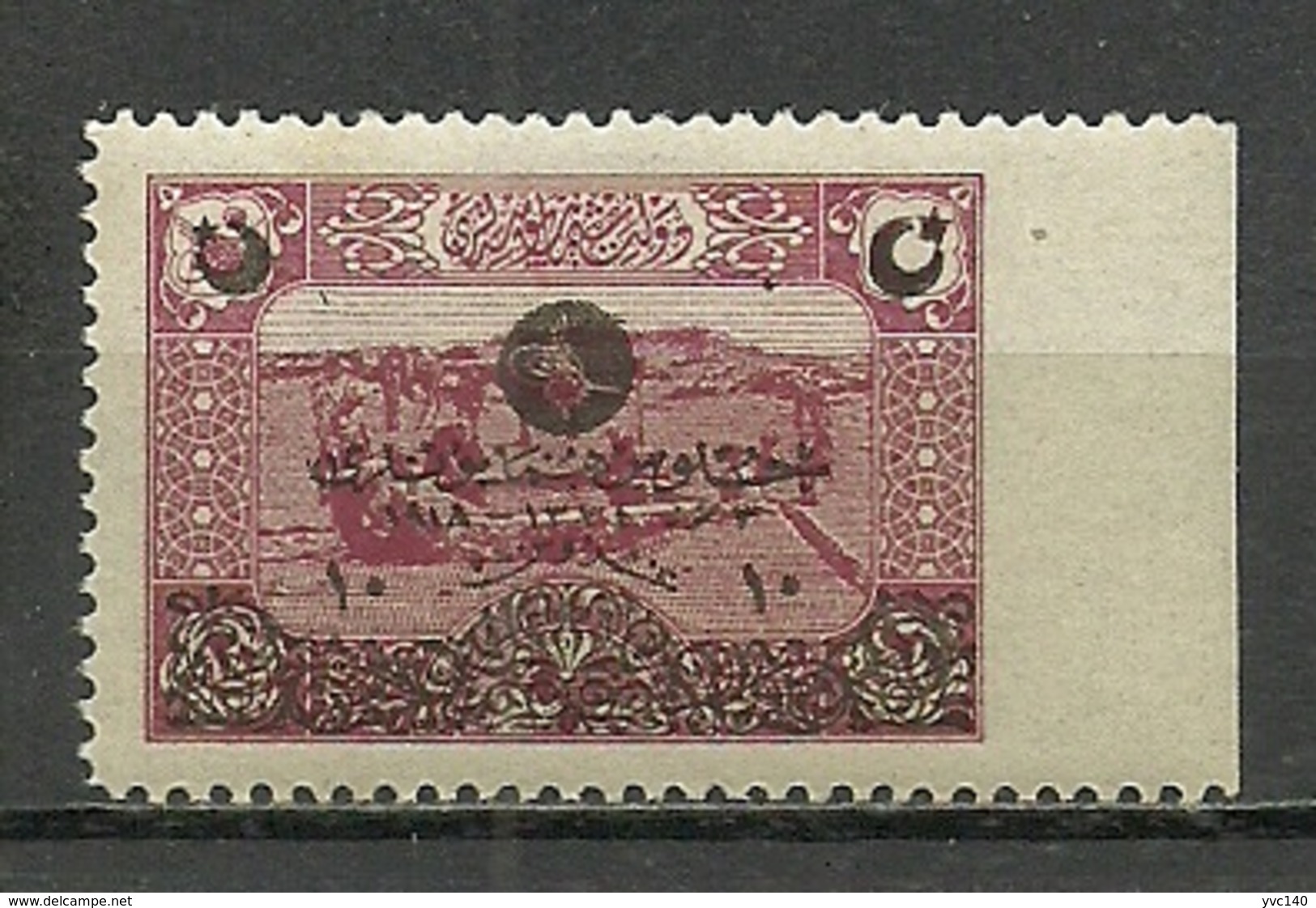 Turkey; 1919 The Accession To The Throne Of Sultan Mohammed VI. ERROR "Imperf. Margin" - Ungebraucht