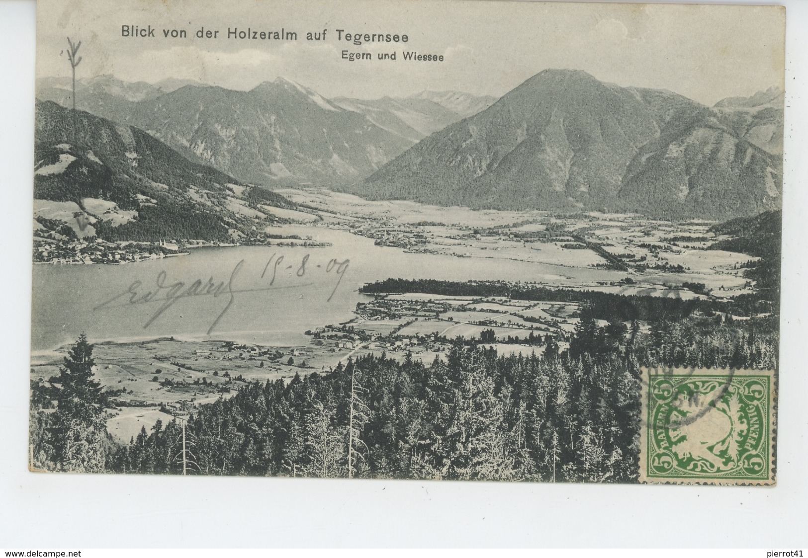 ALLEMAGNE - BAD TOELZ - Blick Von Der Holzeralm Auf Tegernsee - Bad Toelz