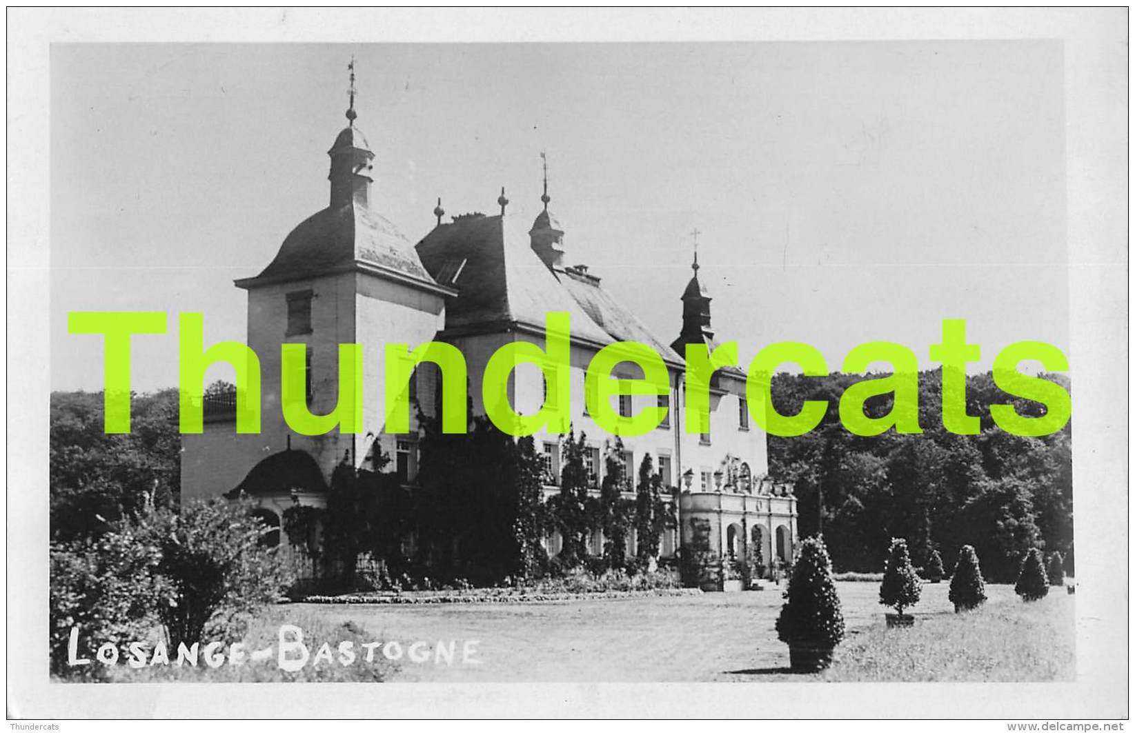 CPA  CARTE DE PHOTO LOSANGE BASTOGNE CHATEAU - Bastenaken