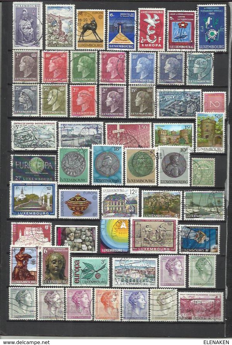 G412-SELLOS LUXEMBURGO SIN TASAR,BUENOS VALORES,VEAN ,FOTO REAL.LUXEMBOURG STAMPS WITHOUT TASAR, GOOD VALUES, SEE, REAL - Collections