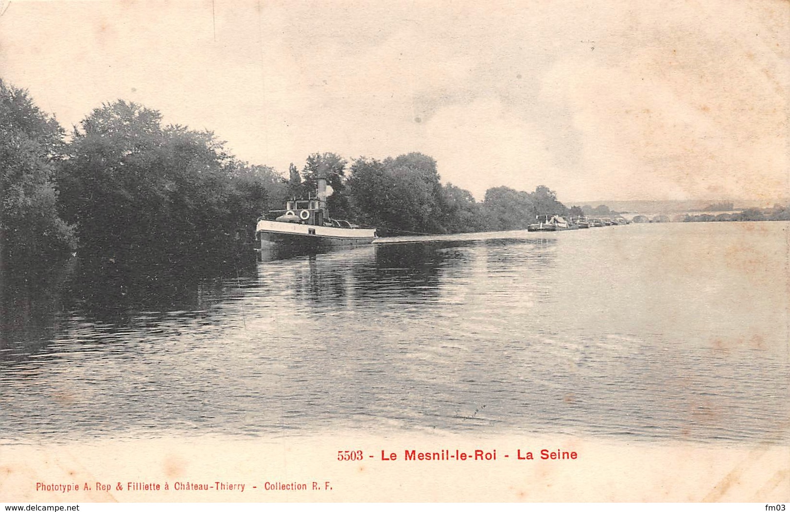 Le Mesnil Le Roi Péniche Péniches Canton Maisons Laffitte - Sonstige & Ohne Zuordnung