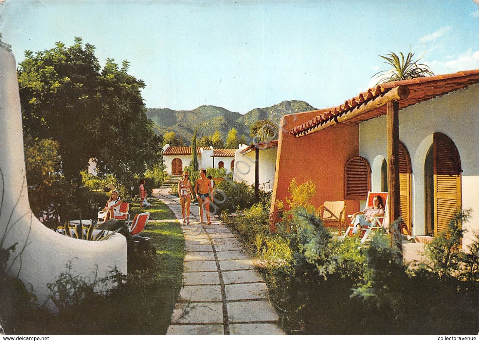 Cartolina Santa Margherita Di Pula Forte Village Animata 1973 (Cagliari) - Cagliari