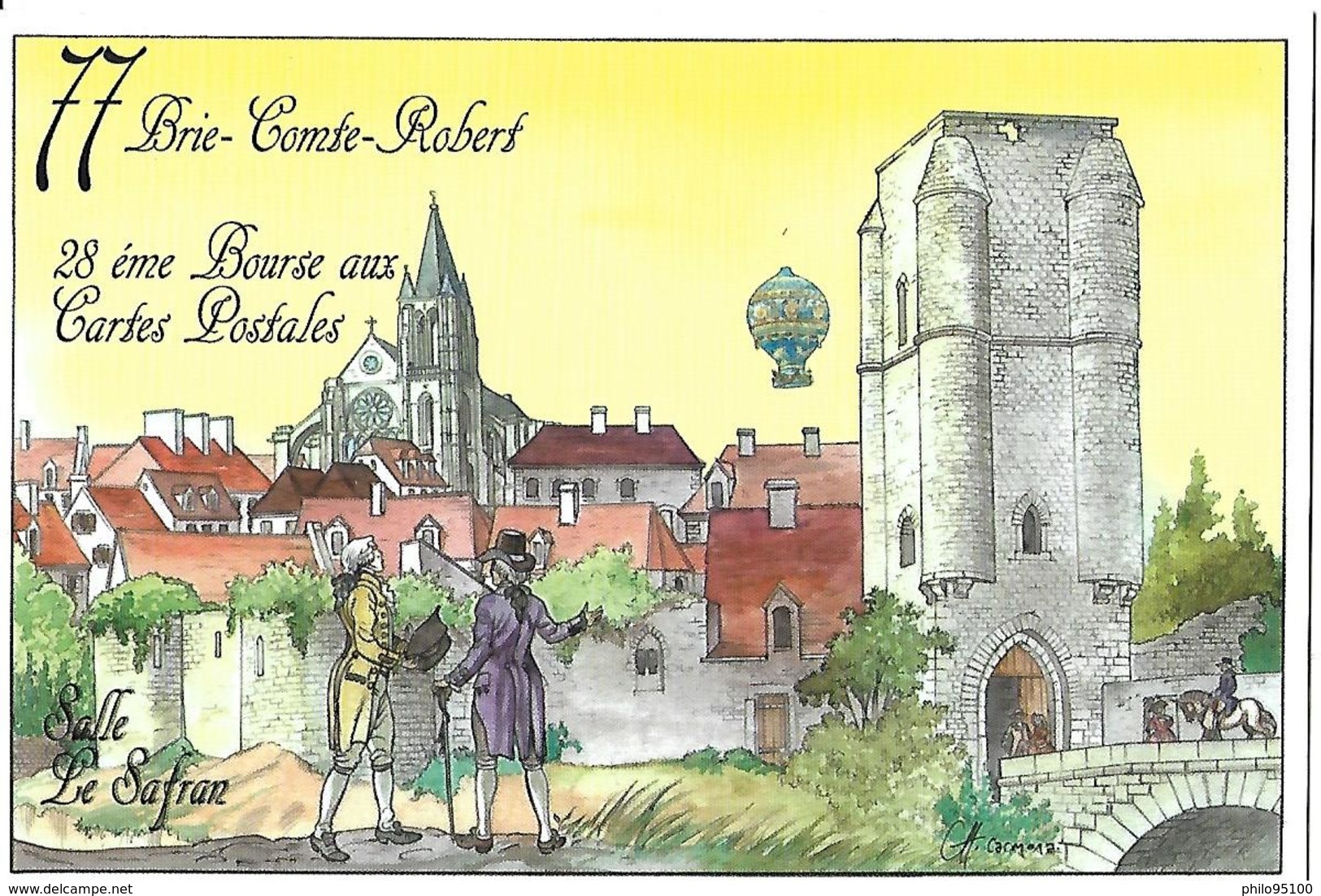 77 Brie-Compe-Robert  - 28°  Bourse Aux Cartes Postales.2012 - Beursen Voor Verzamellars