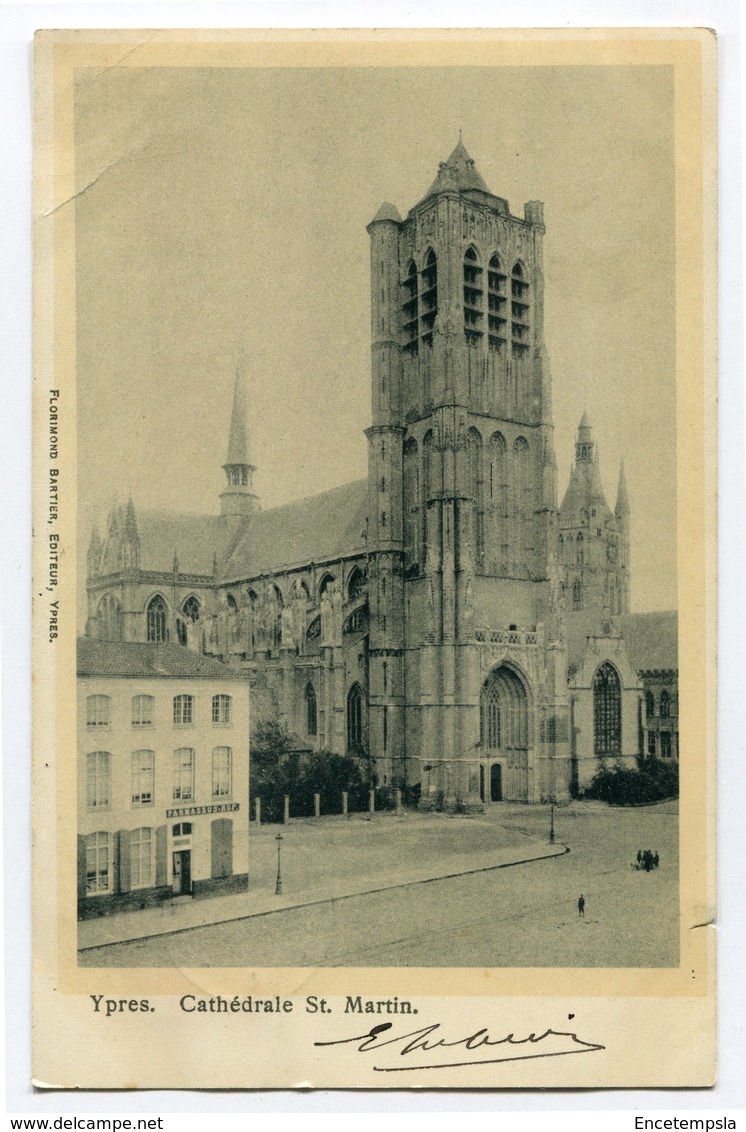 CPA - Carte Postale - Belgique - Ypres - Cathédrale Saint Martin - 1903 (CP3680) - Ieper